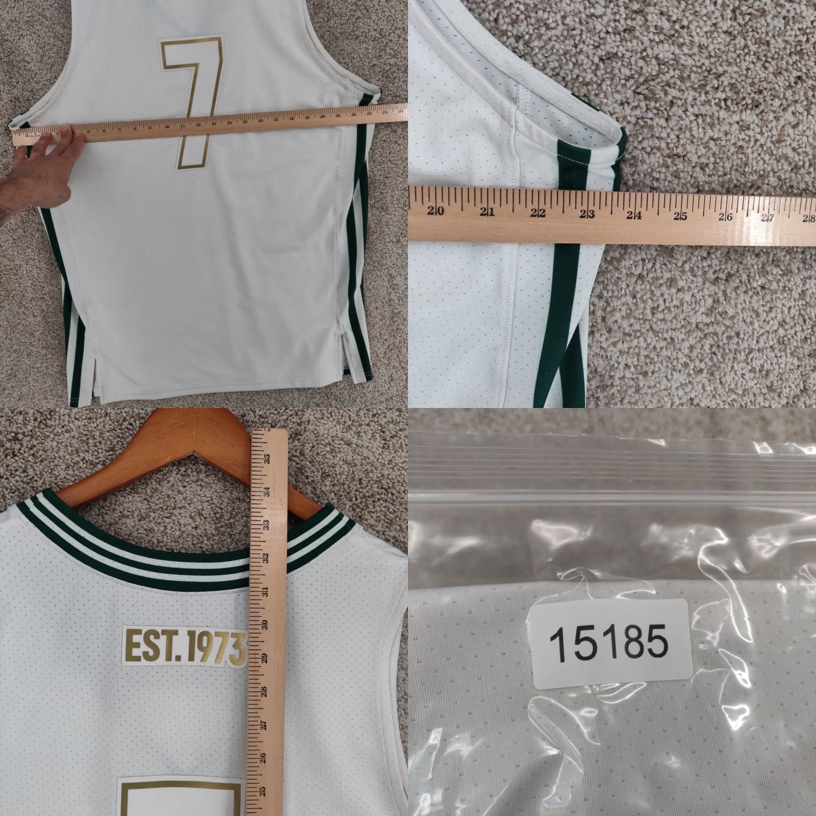 Adidas Adidas Drew League Jersey XL White Gold 7 South Central LA Rare 2023 50th Size US XL / EU 56 / 4 - 9 Thumbnail