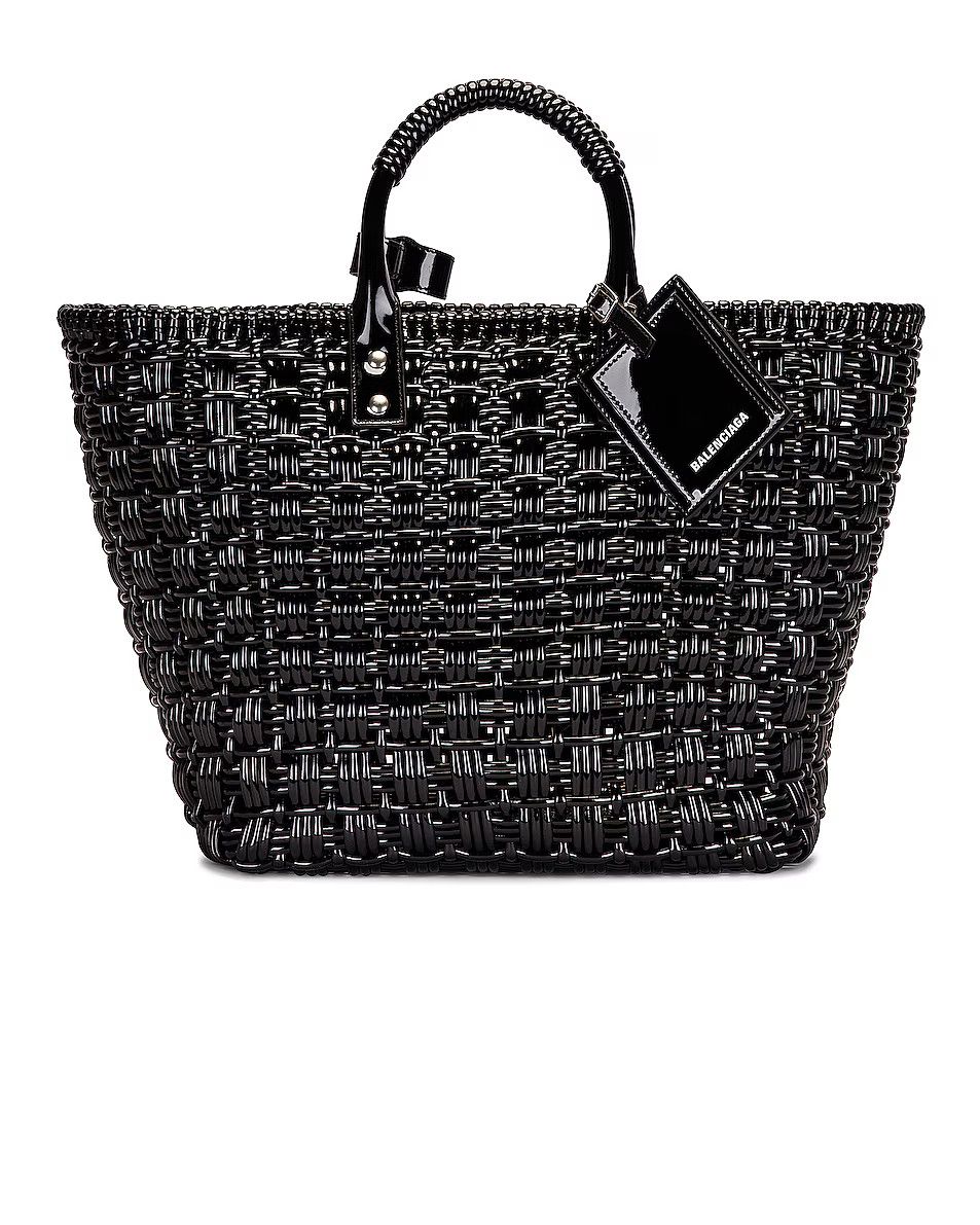 Balenciaga o1y0625 Size : OS / Basket Bag in Black Size ONE SIZE - 1 Thumbnail
