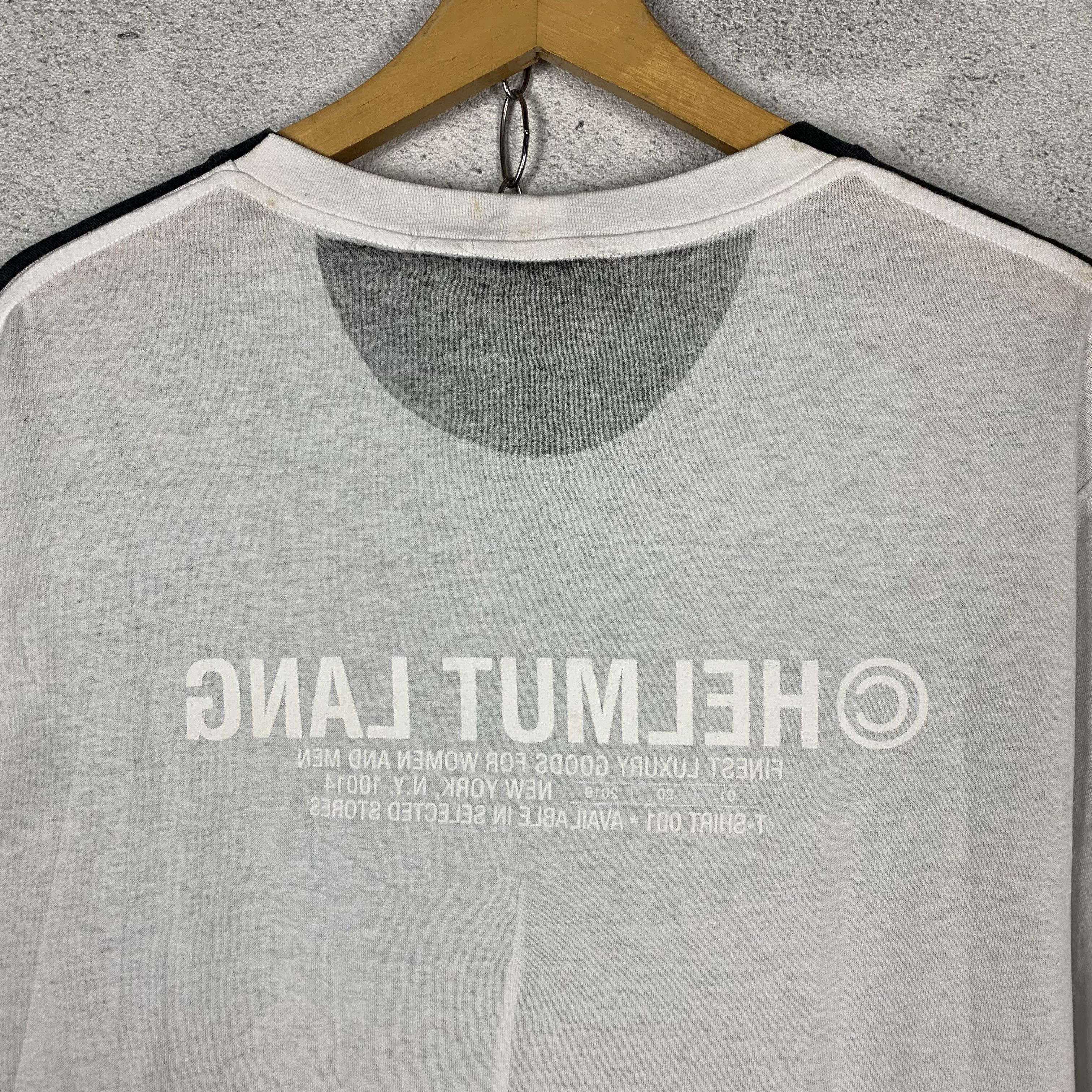 Helmut Lang Helmut Lang Square SS Tshirt Size US XL / EU 56 / 4 - 4 Thumbnail