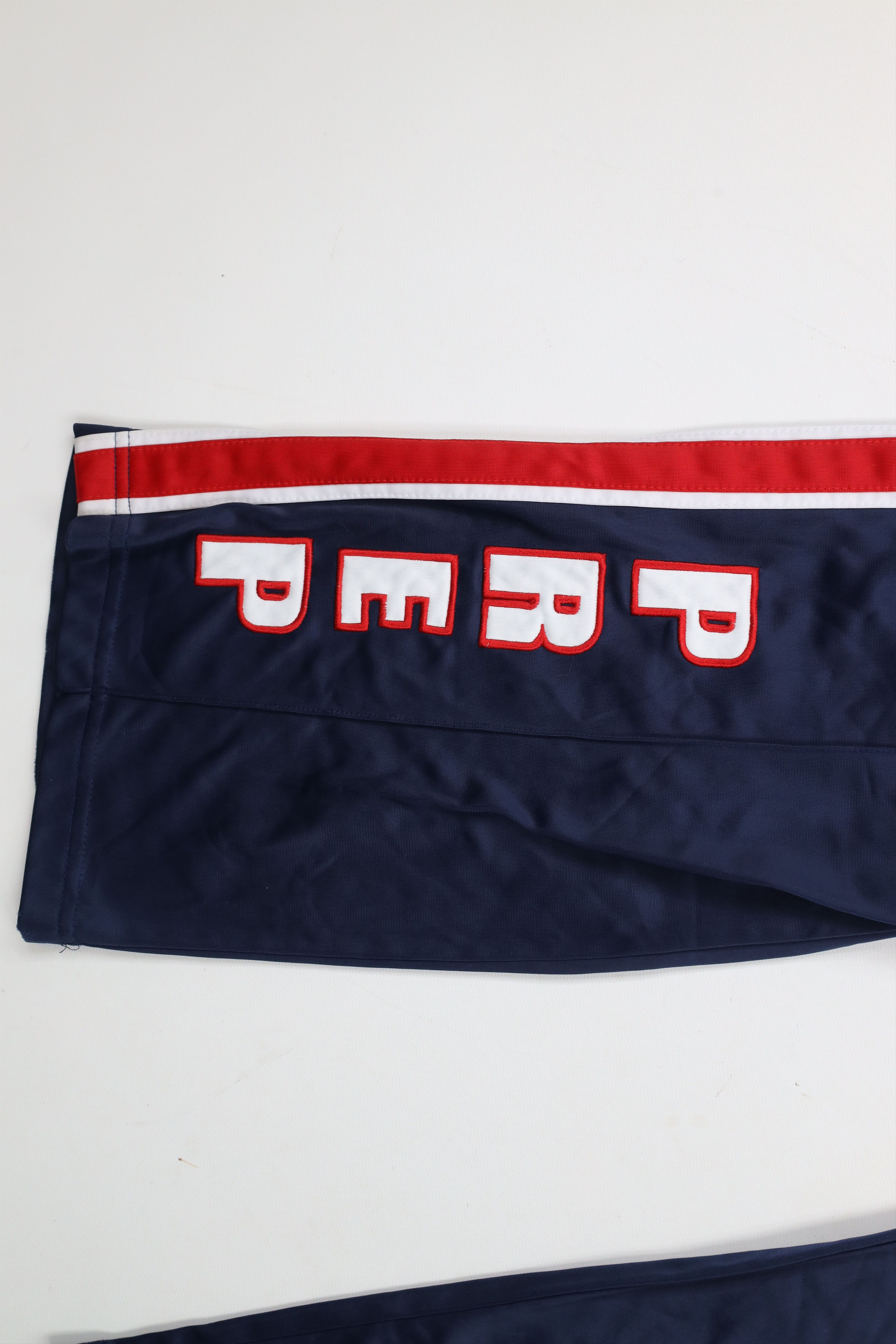 Vintage Vintage 90s Y2K Streetwear Babydoll Block Flared Sweatpants Size 32" / US 10 / IT 46 - 6 Thumbnail