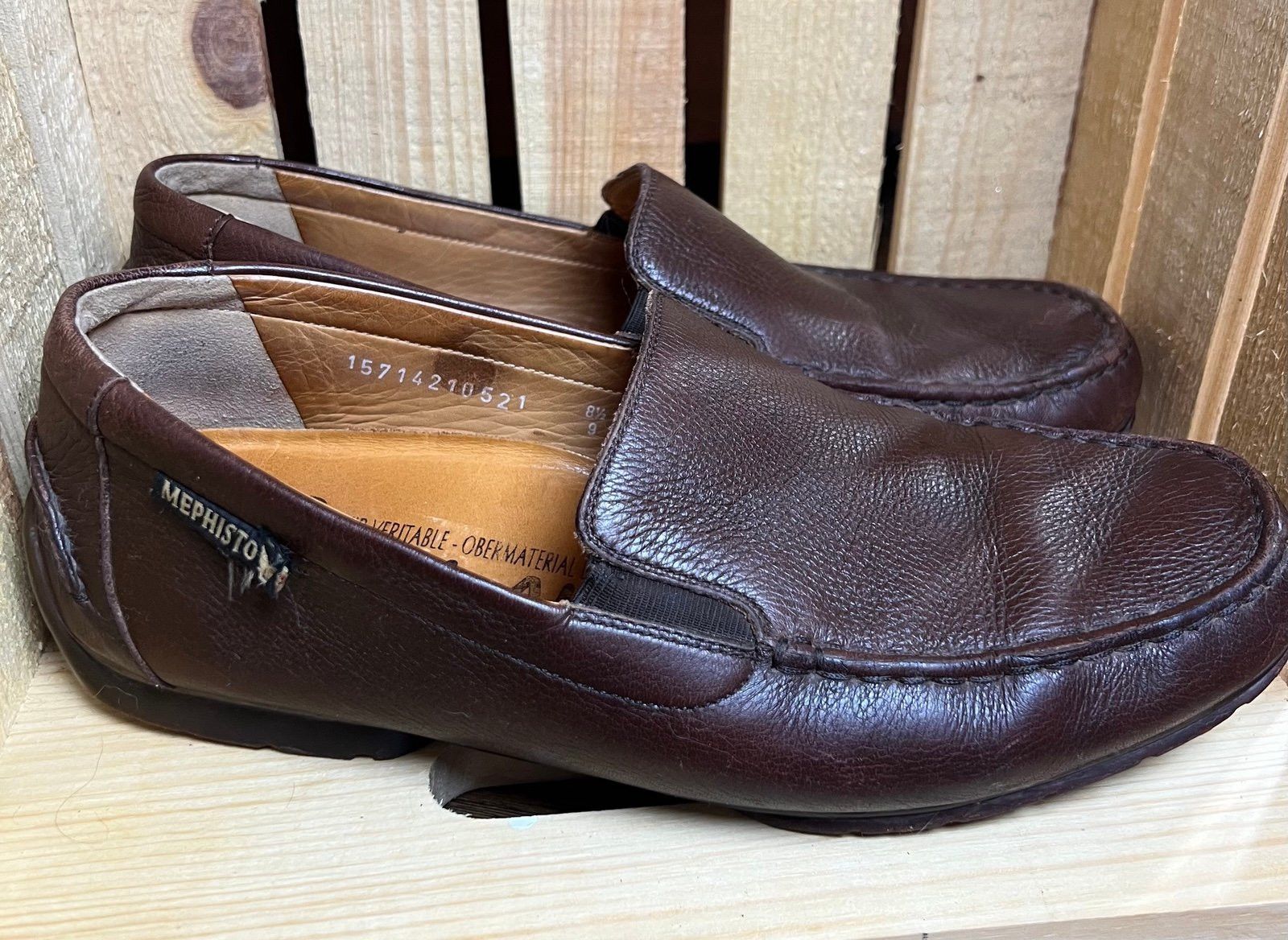 Mephisto Mephisto Cool-Air Leather Loafers Men's Size 9 Slip On Shoes Size US 9 / EU 42 - 2 Thumbnail
