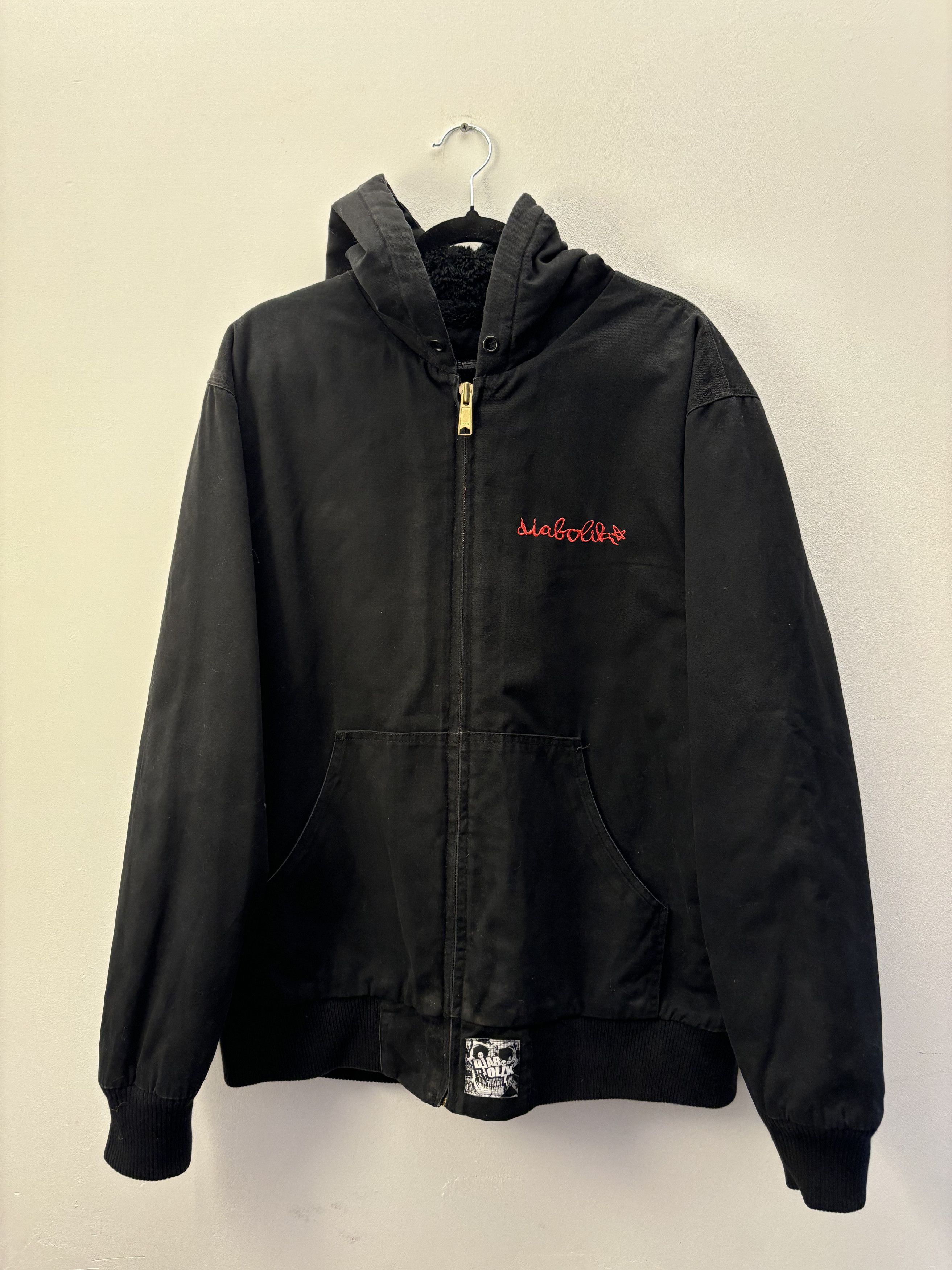 Japanese Brand × Vintage Vintage Y2K Diabolik Evilwear Insulated Hoodie Size US L / EU 52-54 / 3 - 2 Thumbnail