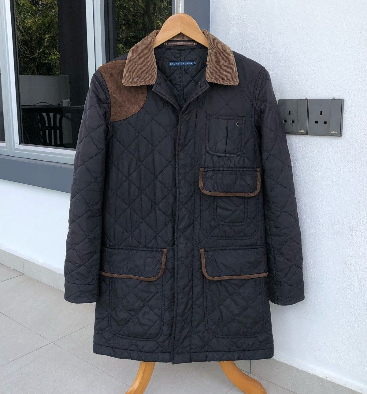Polo Ralph Lauren Ralph Lauren Quilted Collar Corduroy Long Jacket Size M / US 6-8 / IT 42-44 - 2 Thumbnail