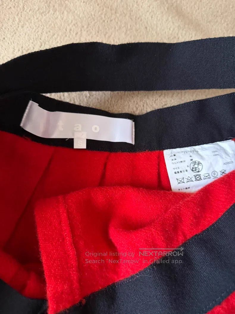 Comme des Garcons Comme Des Garcons size S Wool pleated ruffle tie waist hal Size 23" - 3 Thumbnail