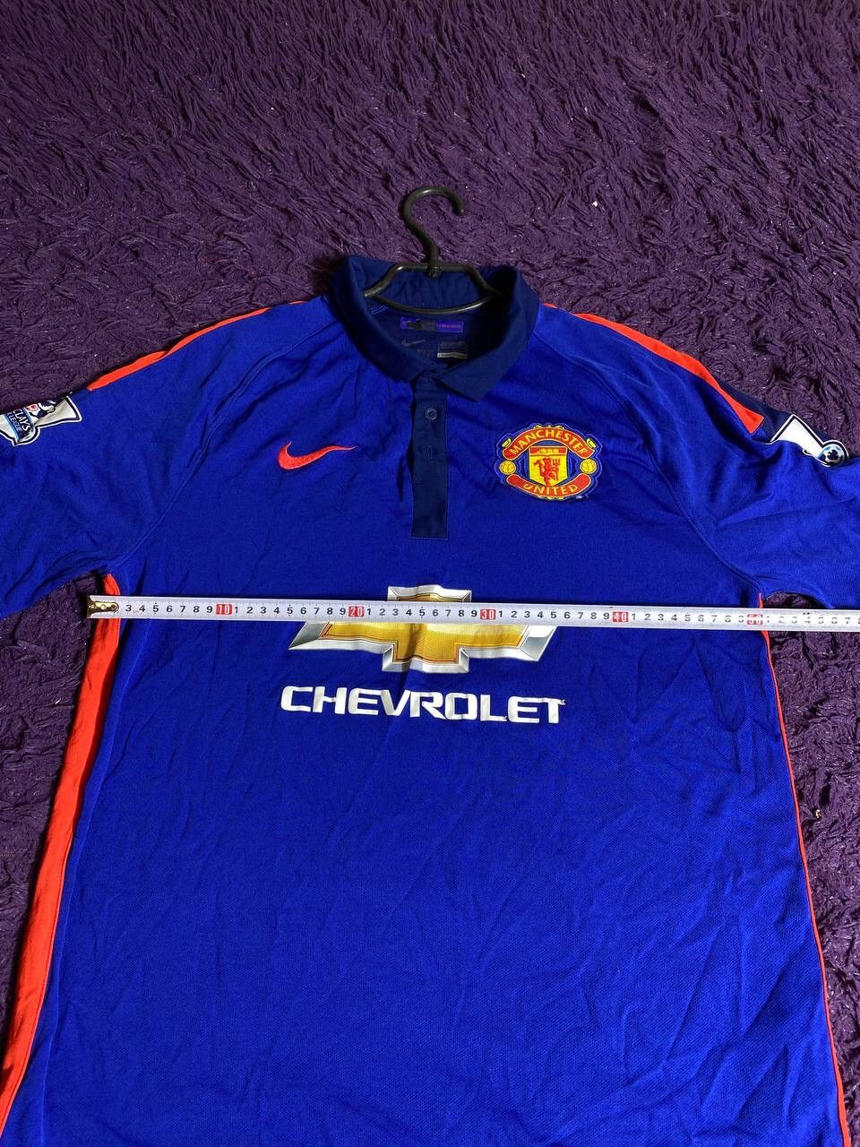 Nike × Vintage Vintage Nike Manchester United Jersey 2014 t-shirt Size US L / EU 52-54 / 3 - 13 Thumbnail