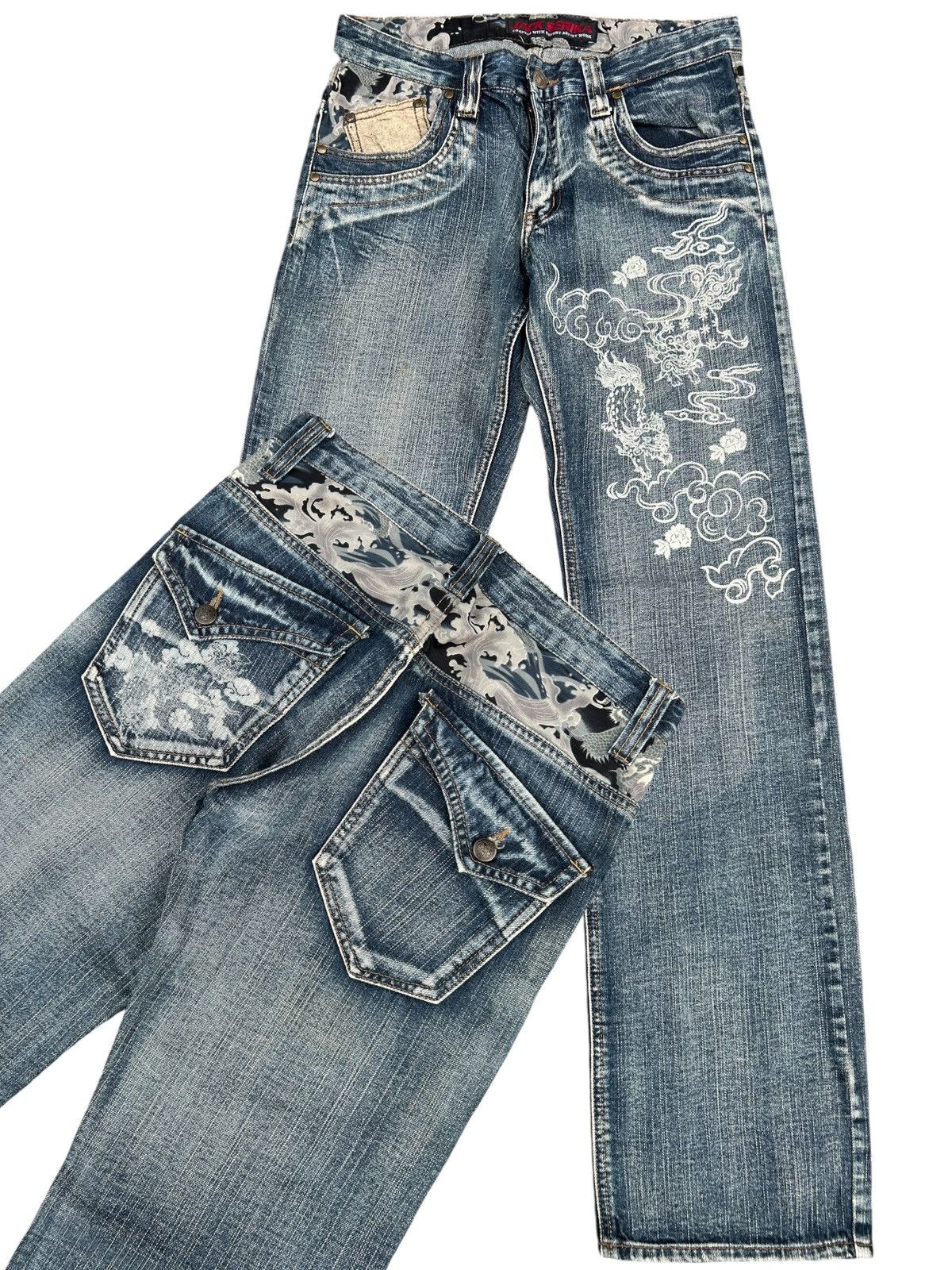 Kapital Karakuri Tamashii Inspired Jack Serika Japanese Denim Jeans Size US 30 / EU 46 - 1 Thumbnail