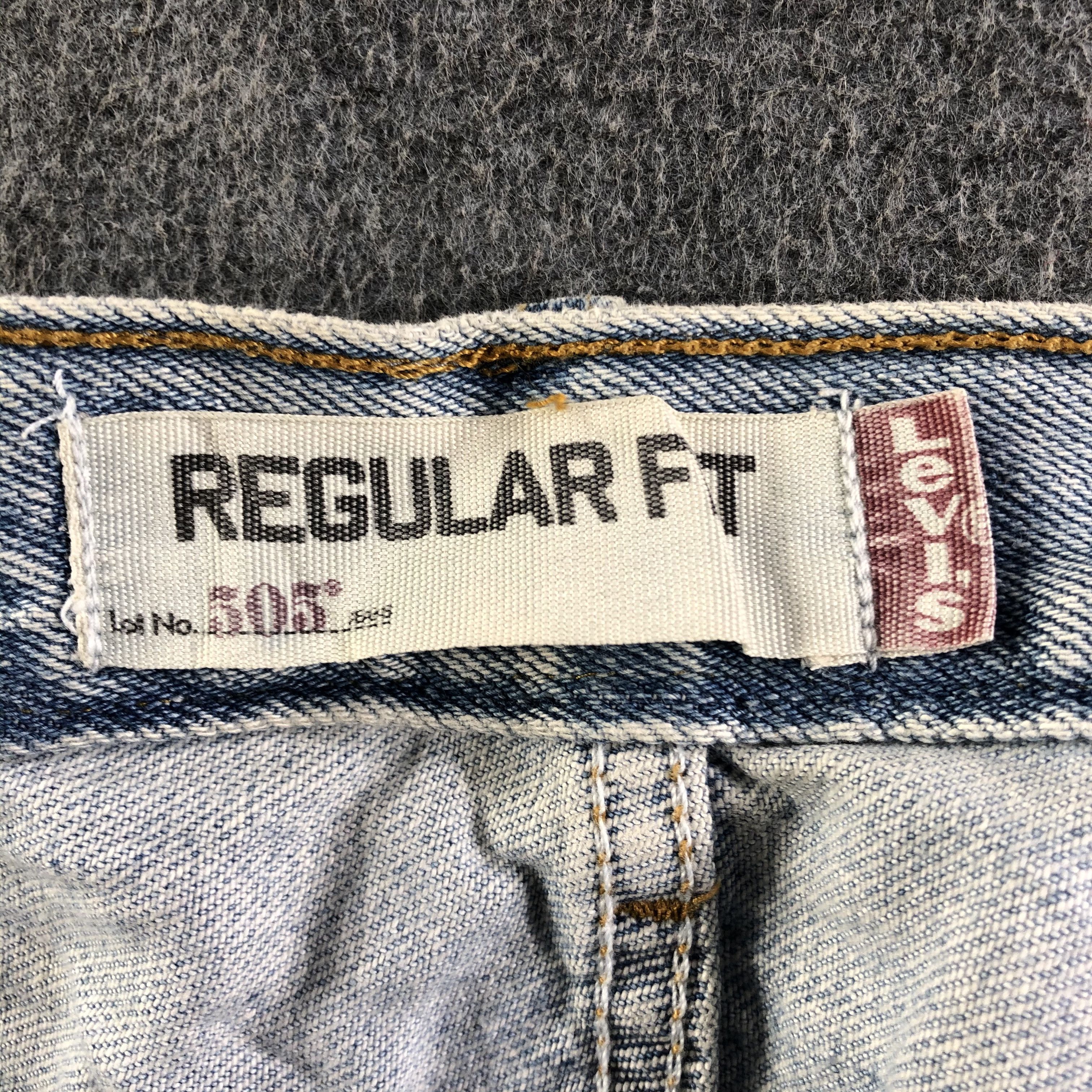 Levi's Vintage Light Wash Levis 505 Jeans-J3182 Size US 40 / EU 56 - 9 Thumbnail