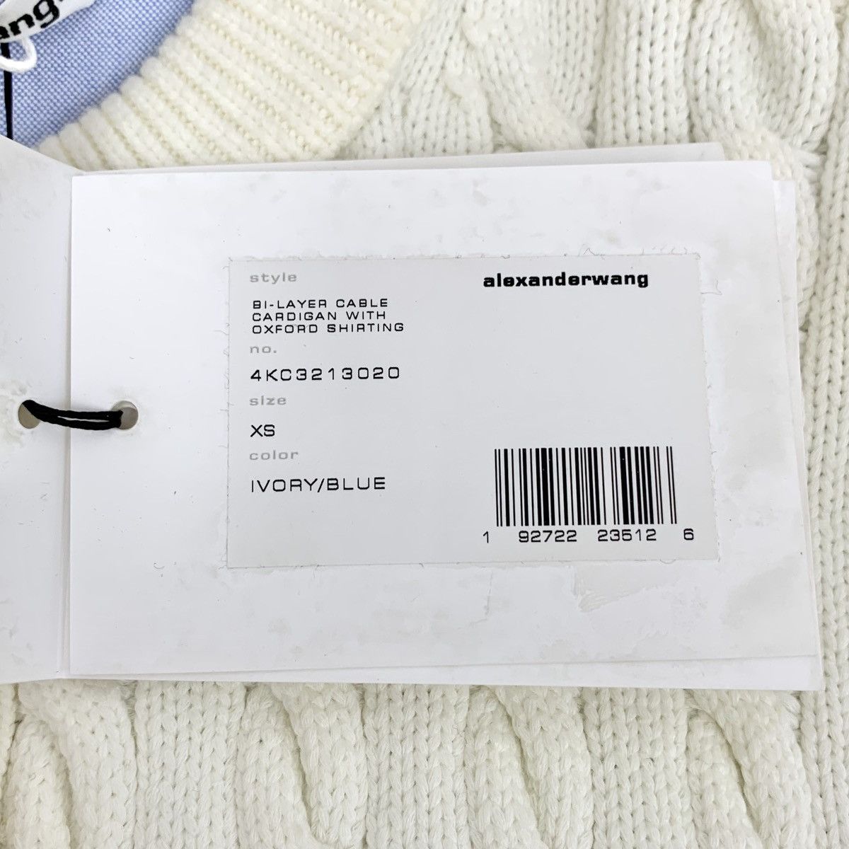 Alexander Wang Alexander Wang Long Sleeve Spliced Cardigan Jacket K26WX Size XS / US 0-2 / IT 36-38 - 8 Thumbnail