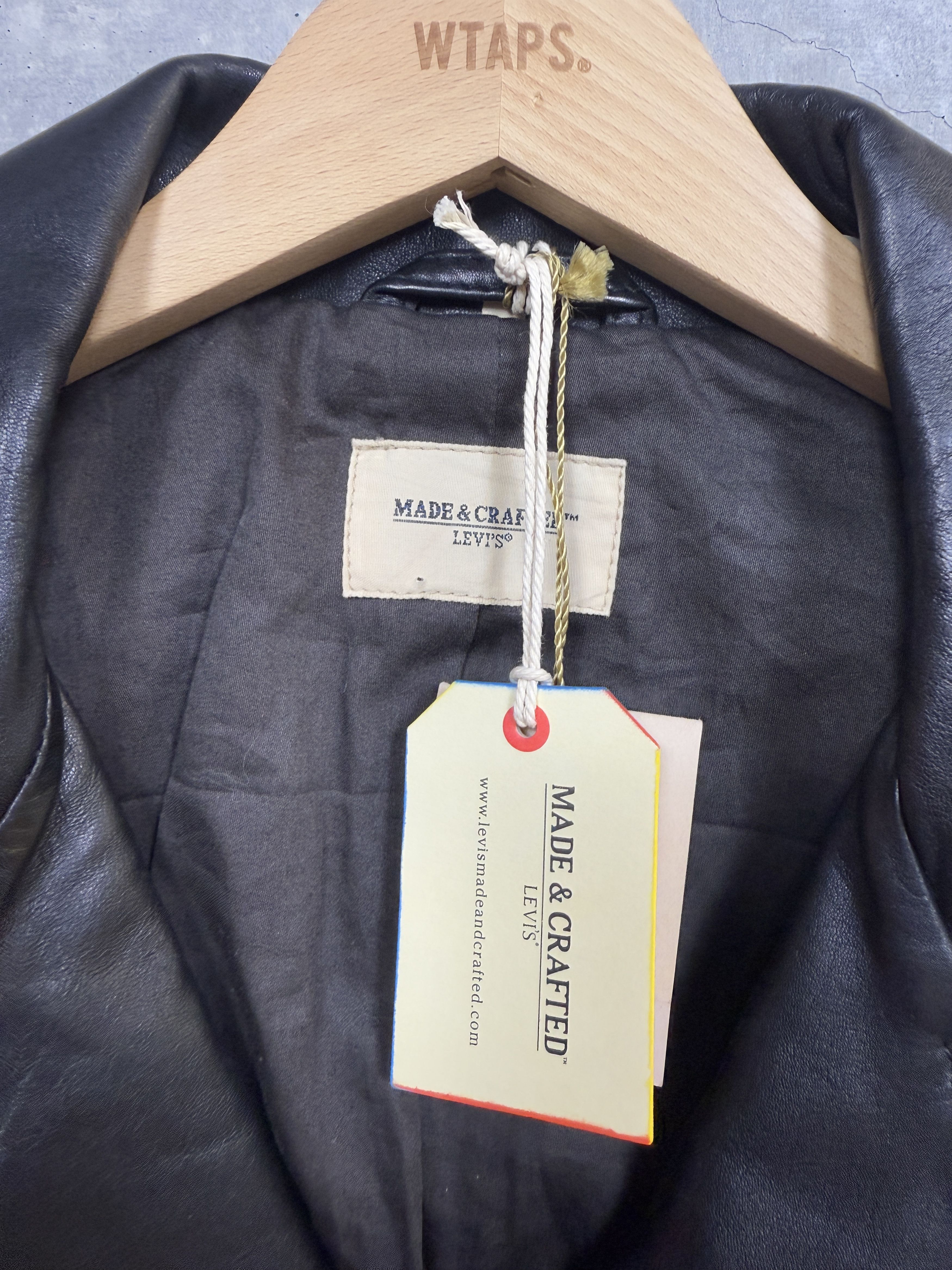Levi's Made & Crafted Levi's Made & Crafted Off Road Leather Moto Jacket Size M / US 6-8 / IT 42-44 - 3 Thumbnail