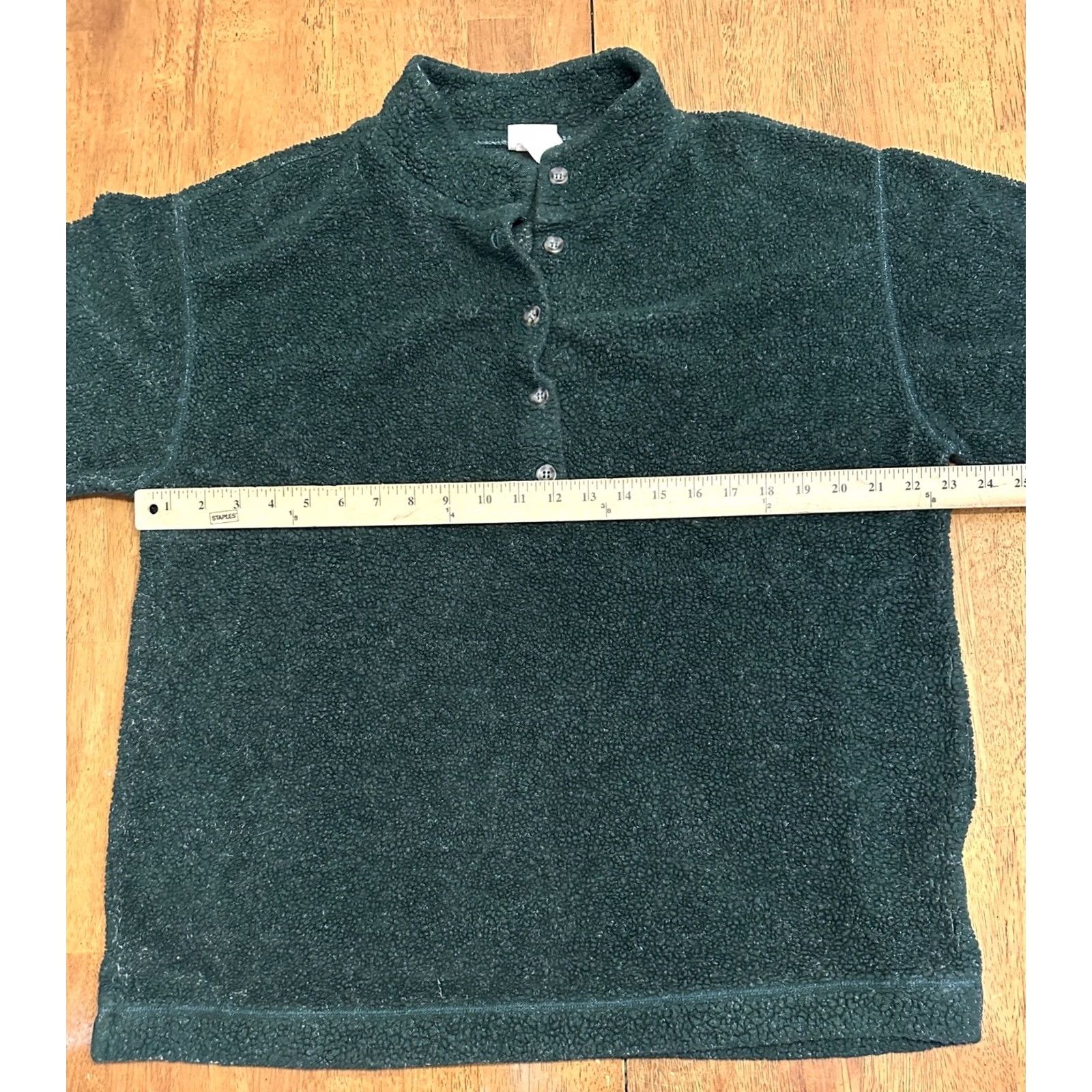 Vintage VINTAGE 90s LL Bean Fleece Pullover Jacket XL Green Mens Size US XL / EU 56 / 4 - 4 Thumbnail