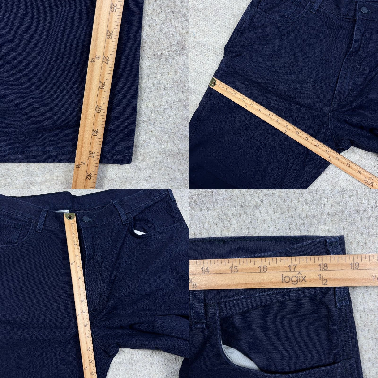 Carhartt VINTAGE Carhartt FR Jeans Mens 38x32 Loose Fit Flame Resistant FRB159 DNY Work Pants A99 Size US 38 / EU 54 - 8 Thumbnail