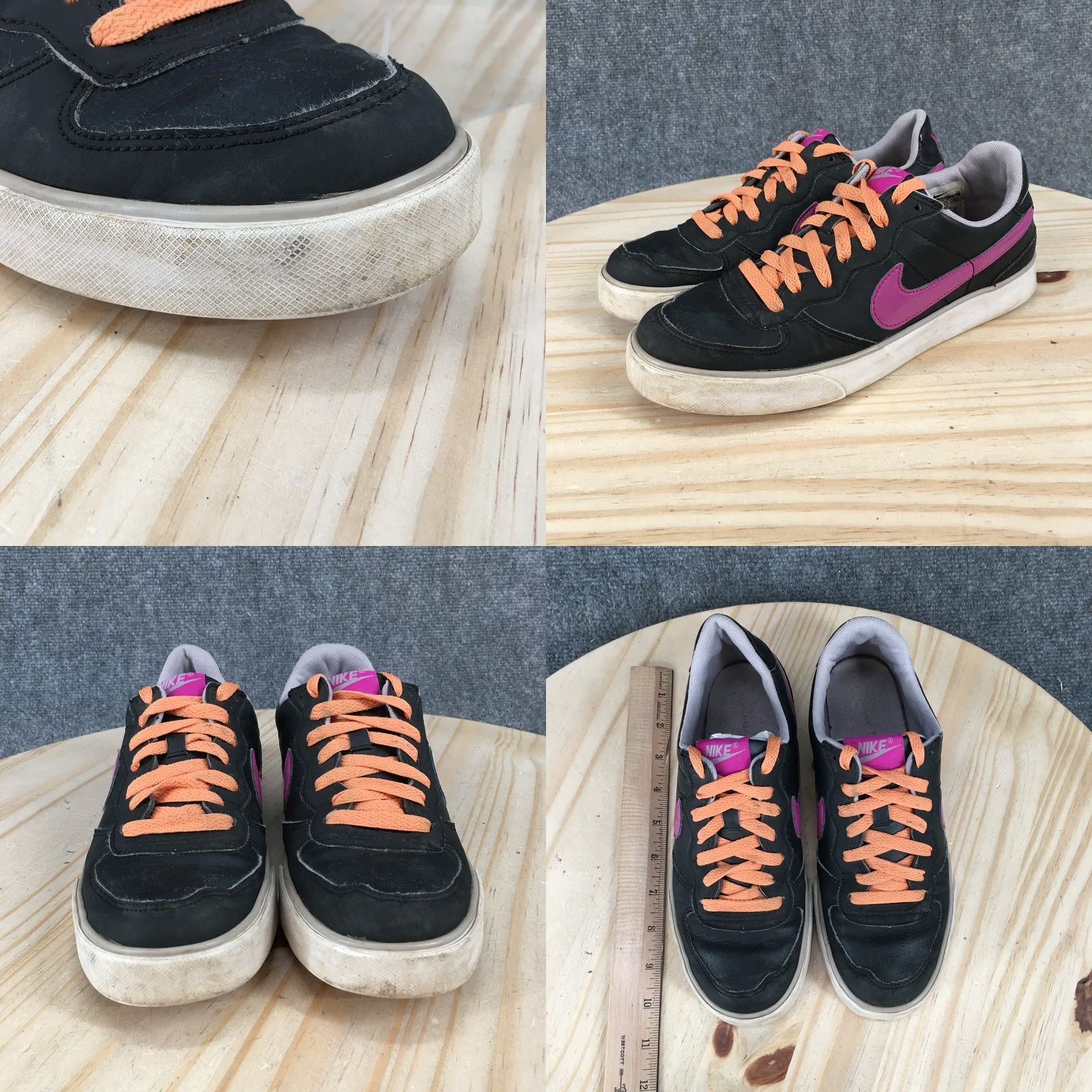 Nike Nike Womens Sneakers Multicolor Lace Up Round Toe Low Top Comfort 8 M Shoes (US 8) - Activewear, Running & Jogging, Logo, Rubber Size M / US 6-8 / IT 42-44 - 8 Thumbnail