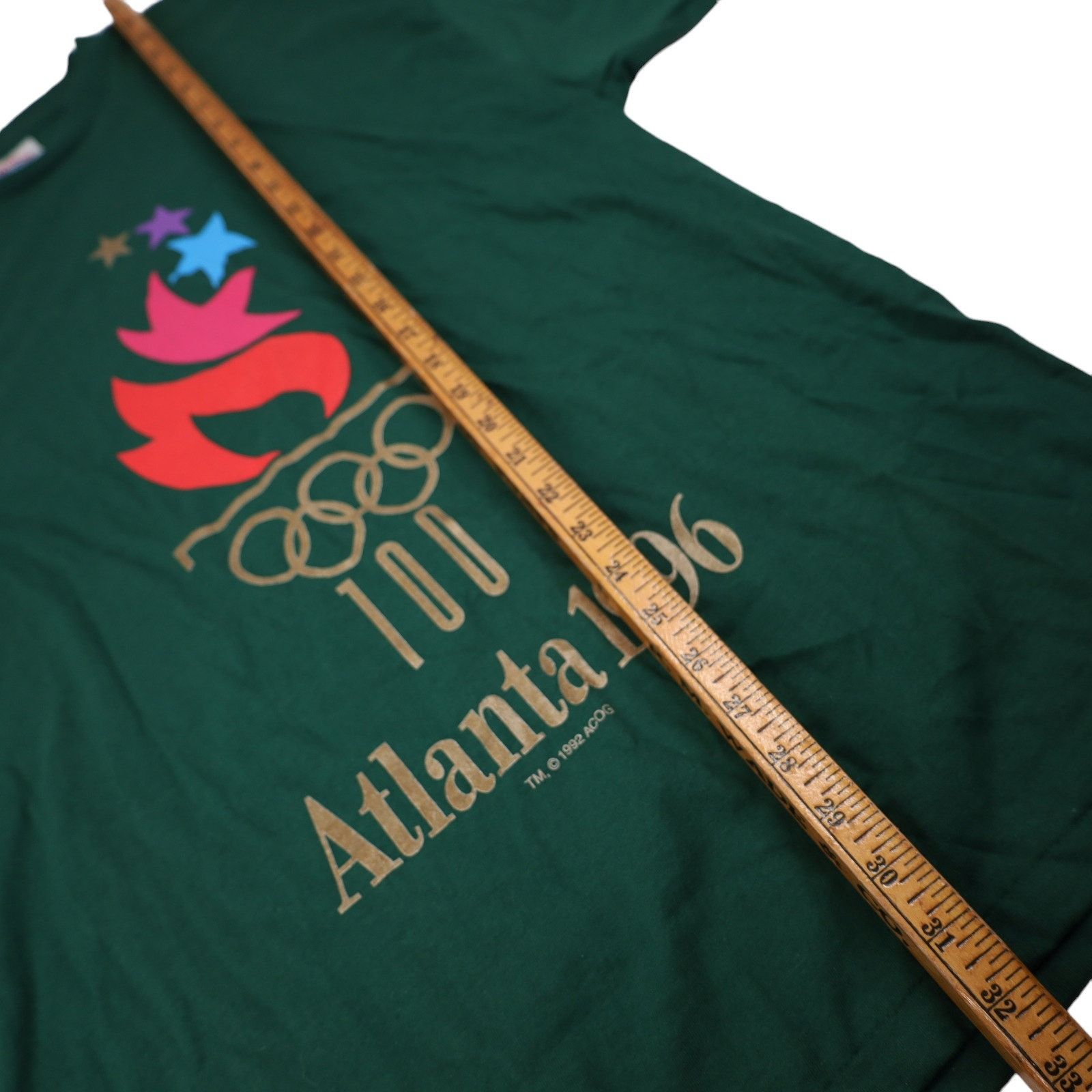 USA Olympics × Vintage Vintage 1996 Atlanta USA Olympics Graphic T Shirt Size US XL / EU 56 / 4 - 8 Thumbnail