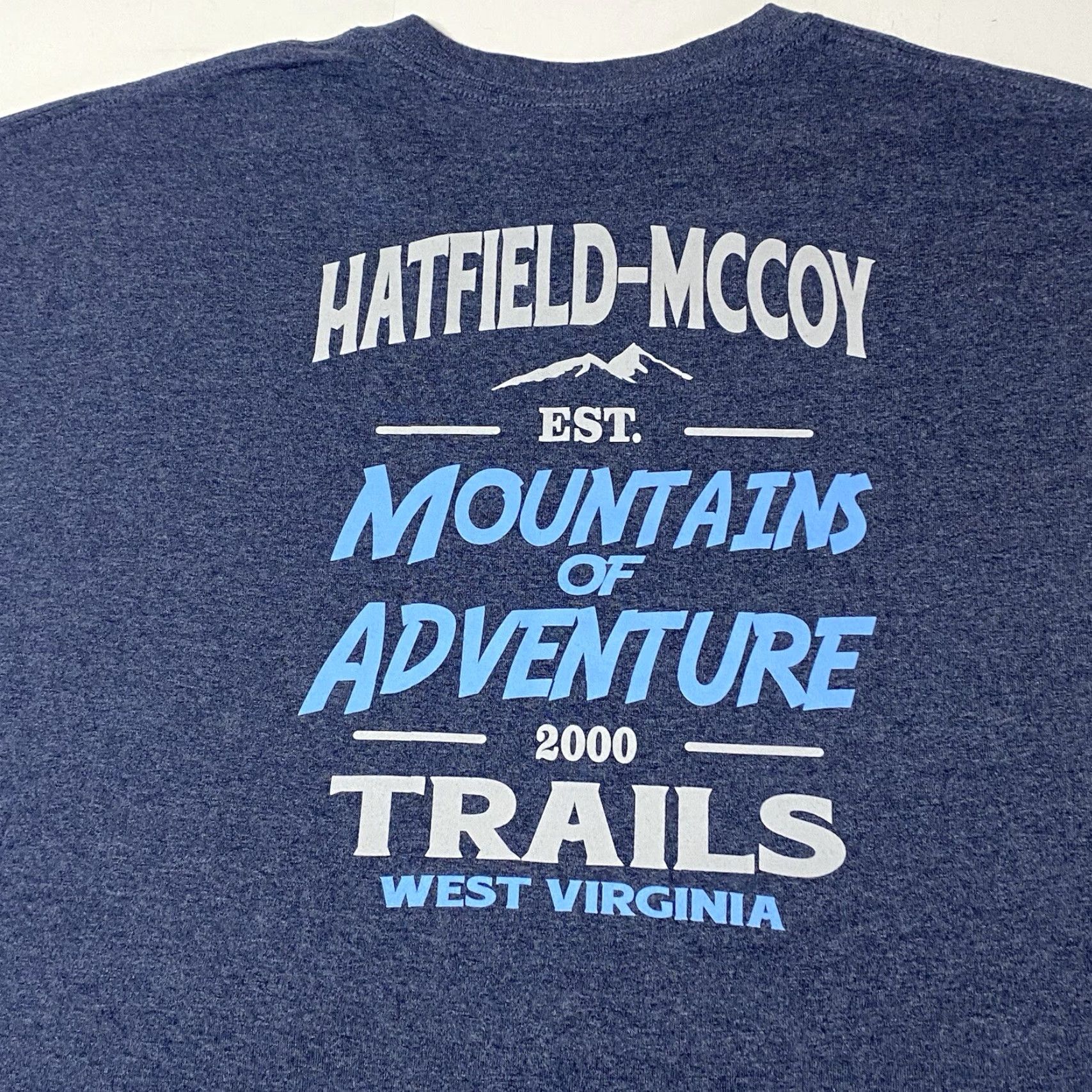 Gildan HATFIELD-McCOY TRAILS West Virginia Mens 3XLT T Shirt Graphic Tee Crew Neck Short Sleeve Multicolor Cotton Gildan Big & Tall 3XL 3TG 3EG Size US XXL / EU 58 / 5 - 4 Thumbnail