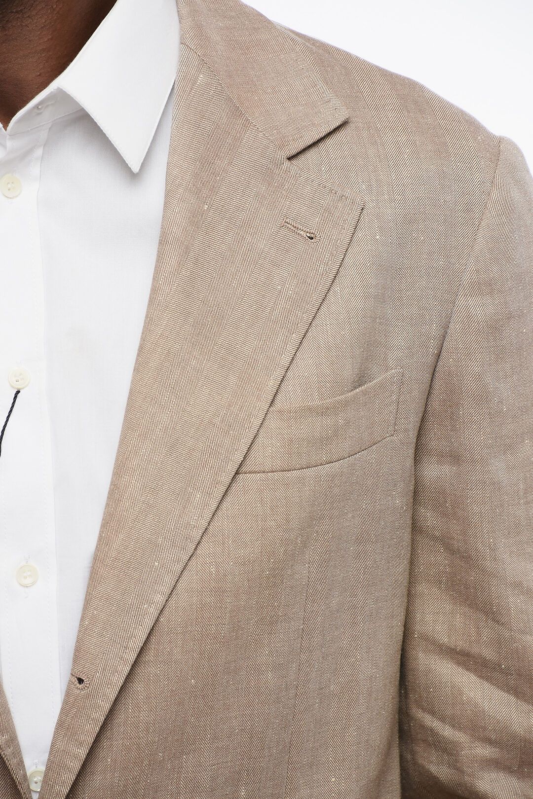 Brunello Cucinelli og1mm0725 Linen Blend Suit in Beige Size US M / EU 48-50 / 2 - 3 Thumbnail