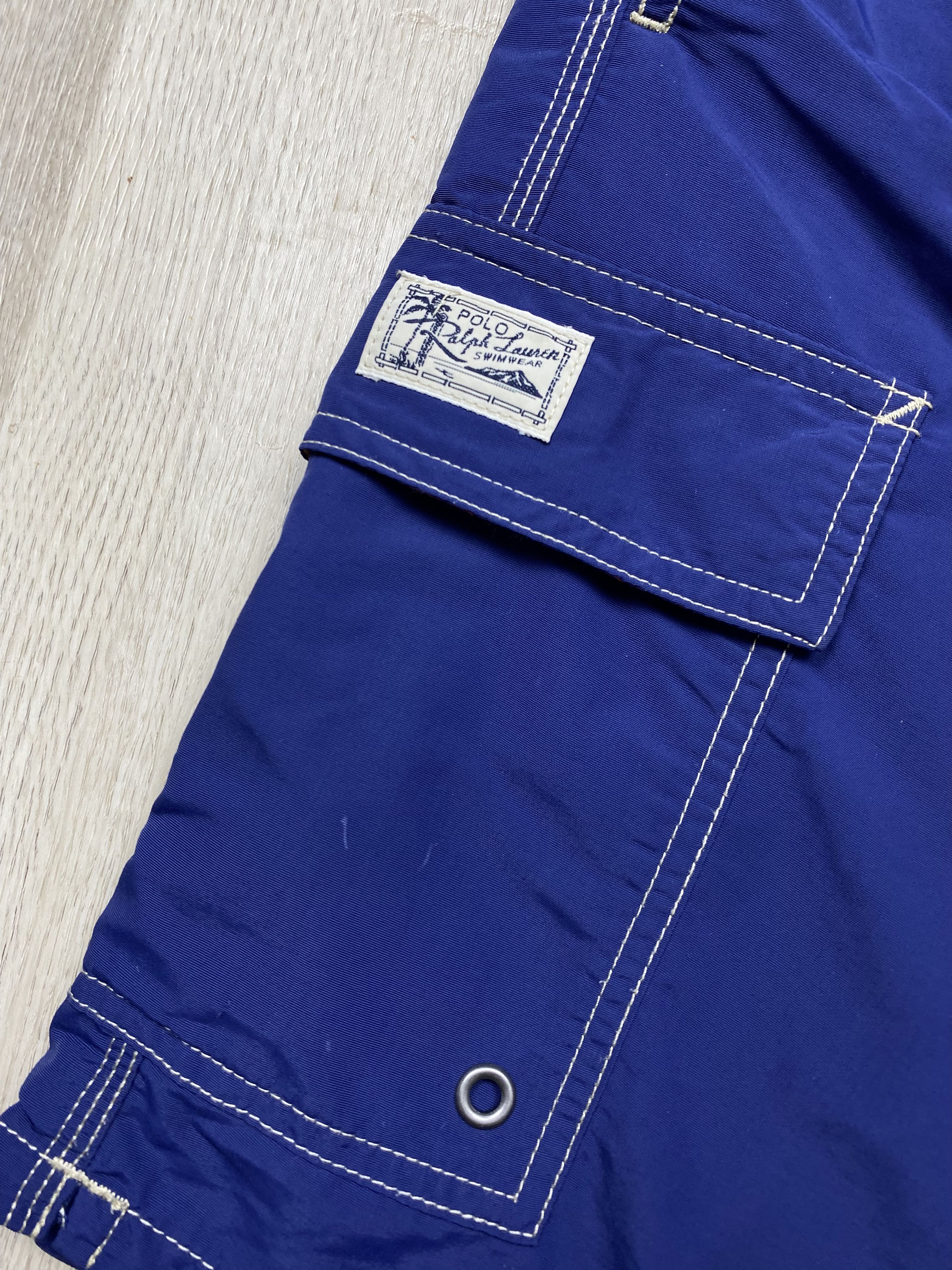 Polo Ralph Lauren Polo Ralph Lauren Vintage Mens Nylon Swimming Shorts Size US 34 / EU 50 - 3 Thumbnail