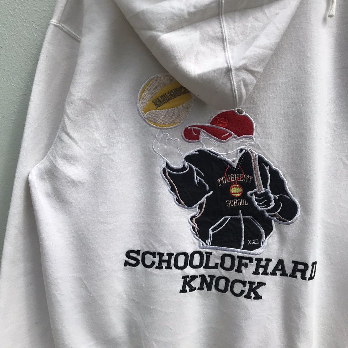 Rap Tees School Of Hard Knocks Embroidered Hoodie Pull Size US L / EU 52-54 / 3 - 7 Thumbnail