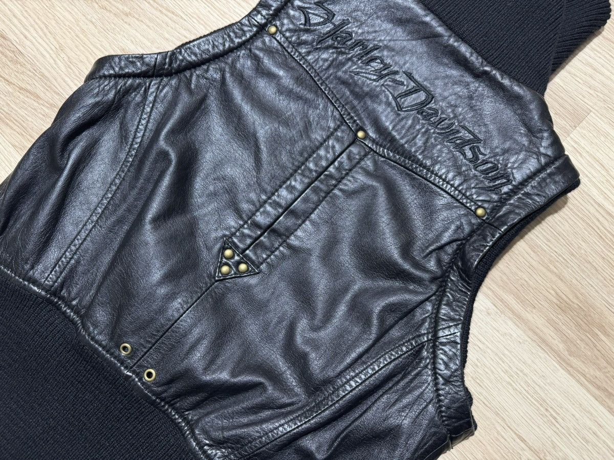 Harley Davidson Harley Davidson Leather vest jacket XS Size XS / US 0-2 / IT 36-38 - 9 Thumbnail