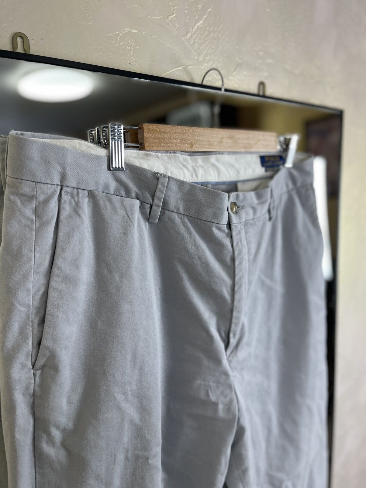 Polo Ralph Lauren Polo Ralph Lauren Stretch Classic Fit Chinos 7oz Twill Grey Size US 36 / EU 52 - 3 Thumbnail