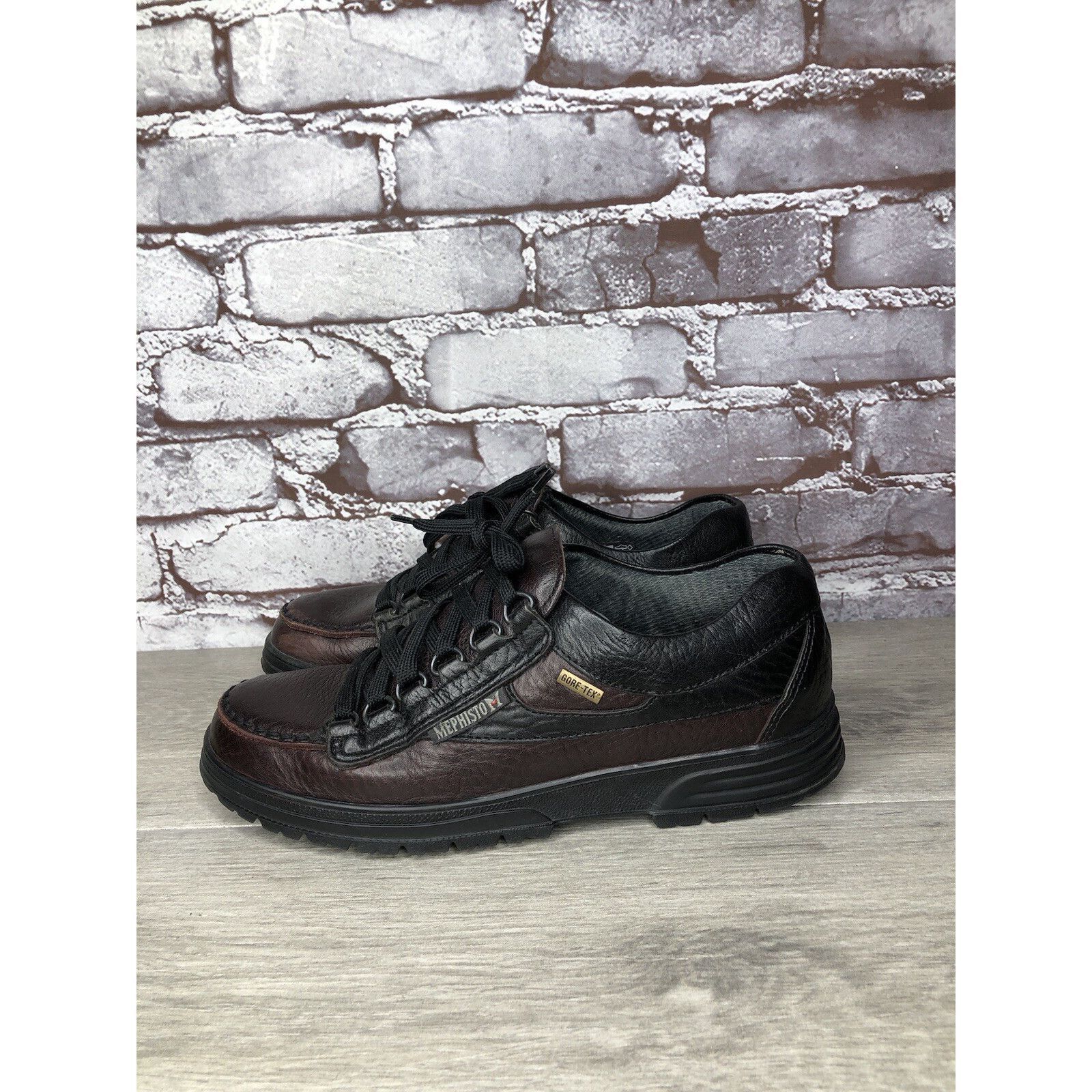 Mephisto Mephisto Gore-Tex Air-Relax Slacker Black Leather Hiking Sho Size US 8 / IT 38 - 1 Thumbnail