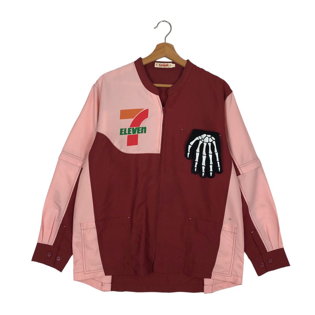 Japanese Brand VINTAGE WORK JACKET 7 - ELEVEN BIG LOGO Size US M / EU 48-50 / 2 - 1 Thumbnail
