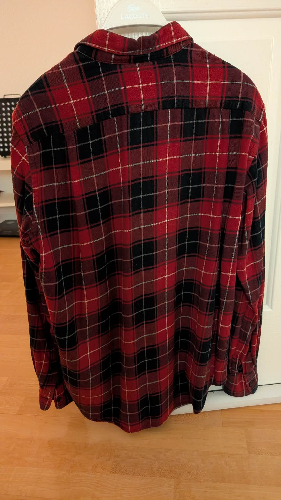 Uniqlo Uniqlo Flannel Shirt Red & Black Size Medium Size US M / EU 48-50 / 2 - 2 Thumbnail