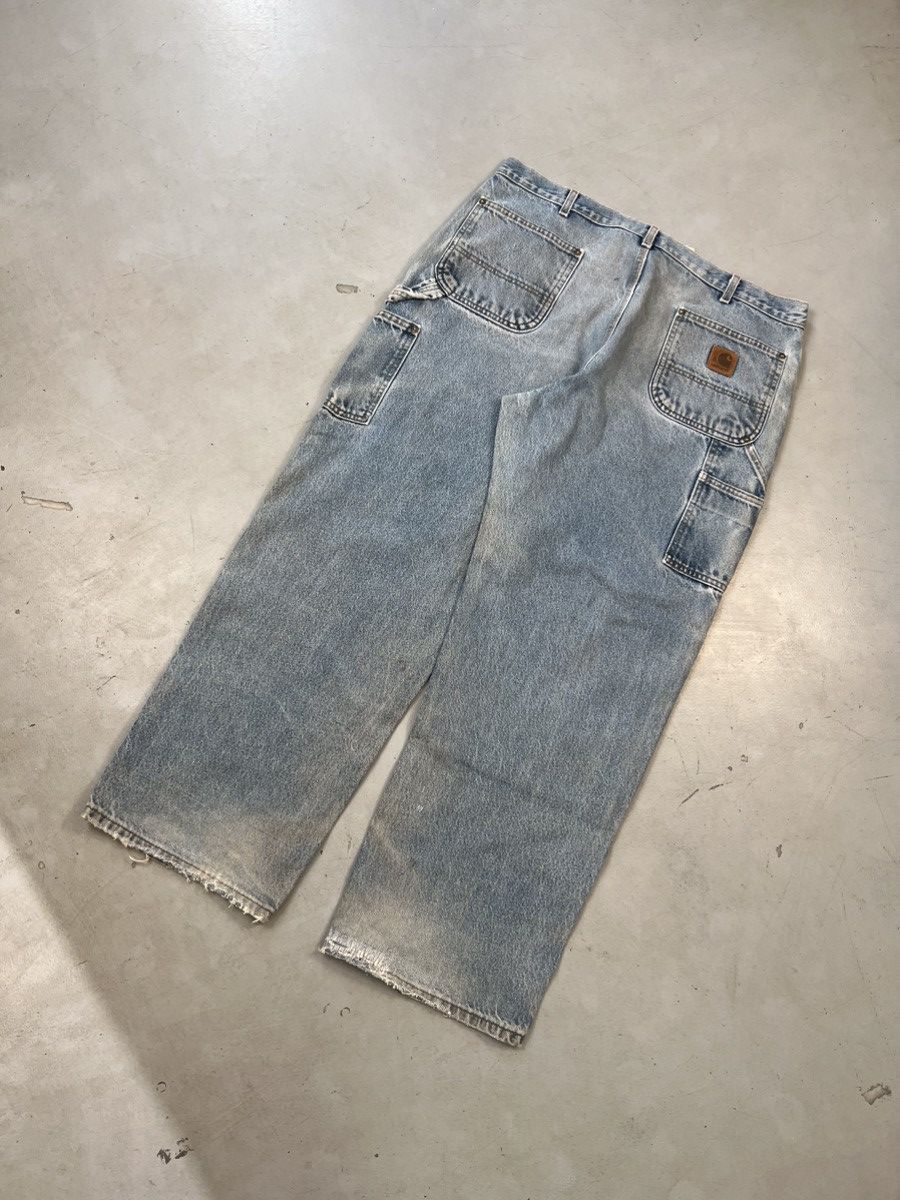 Carhartt Vintage Carhartt B136 dst double knee denim Size US 40 / EU 56 - 2 Thumbnail
