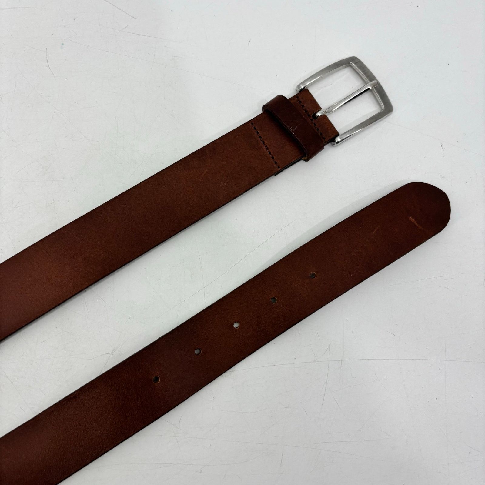 H&M H&M Brown Size Small Leather Belt Unisex Women Men Casual Size 32 - 10 Thumbnail