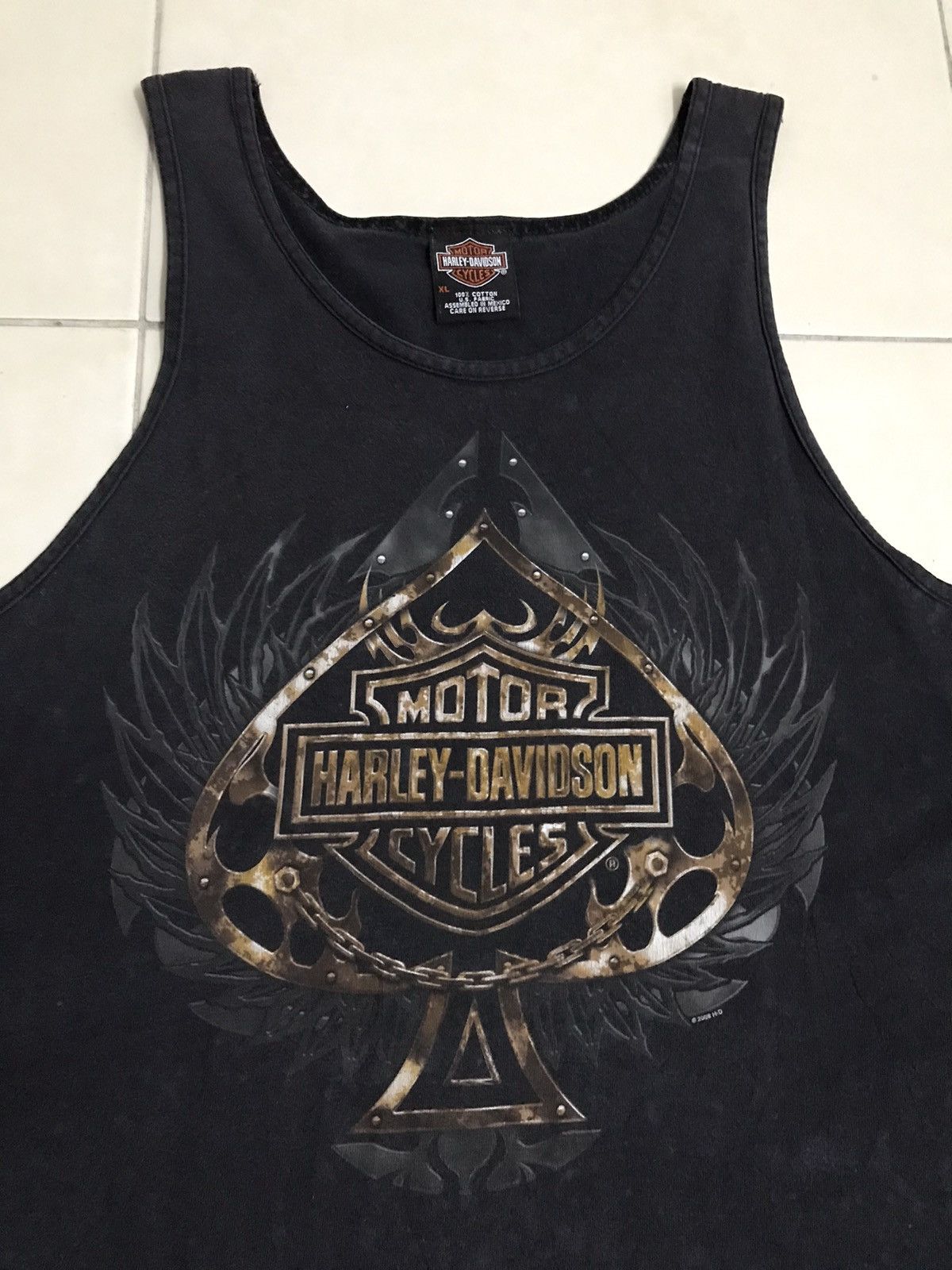 Harley Davidson Vintage Harley Davidson Pig Trail Tank Top Shirt Size US XL / EU 56 / 4 - 6 Thumbnail