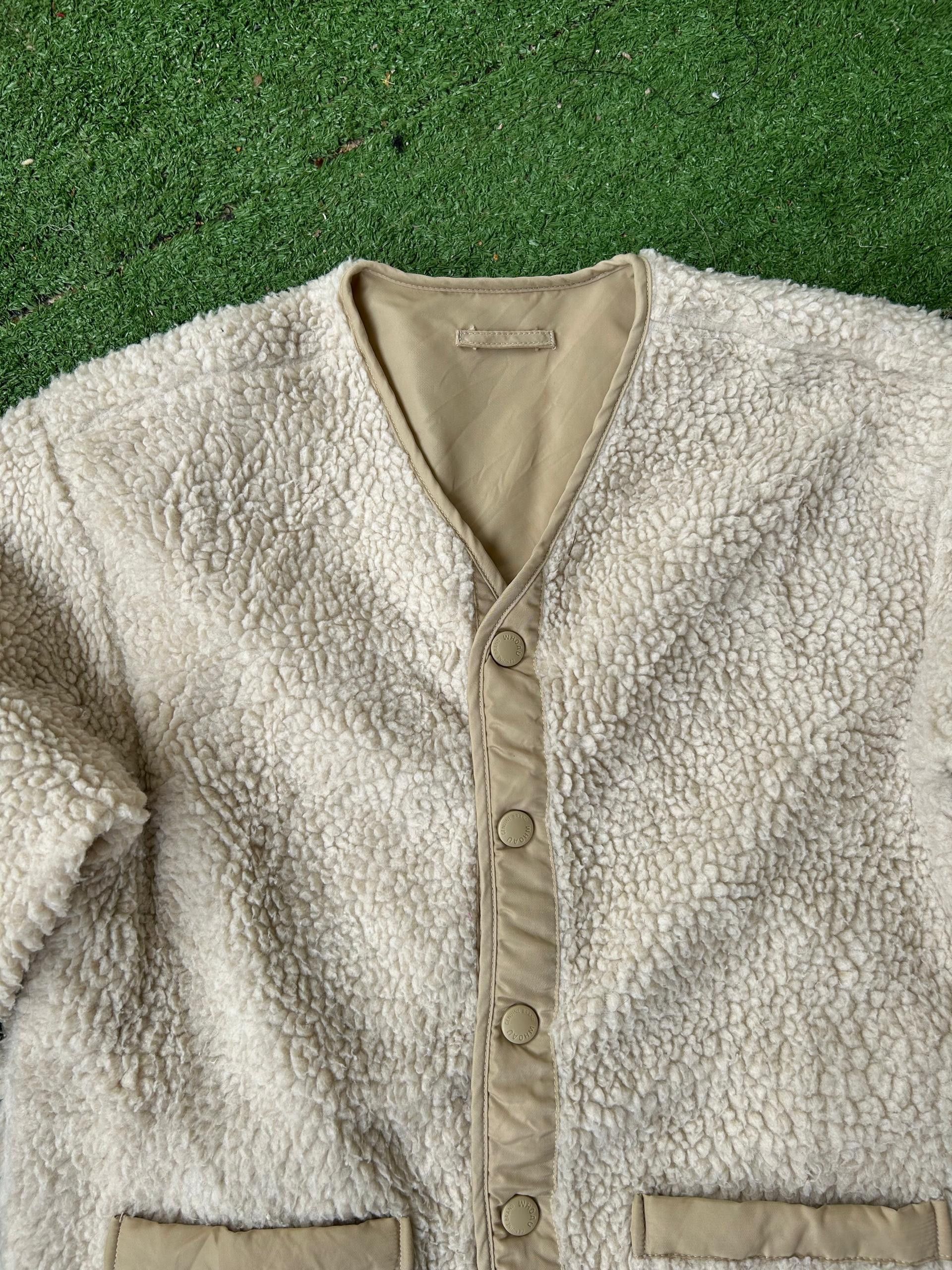 Who A.U. Who.a.u California Bear Sherpa Reversible Jacket Size US M / EU 48-50 / 2 - 6 Thumbnail
