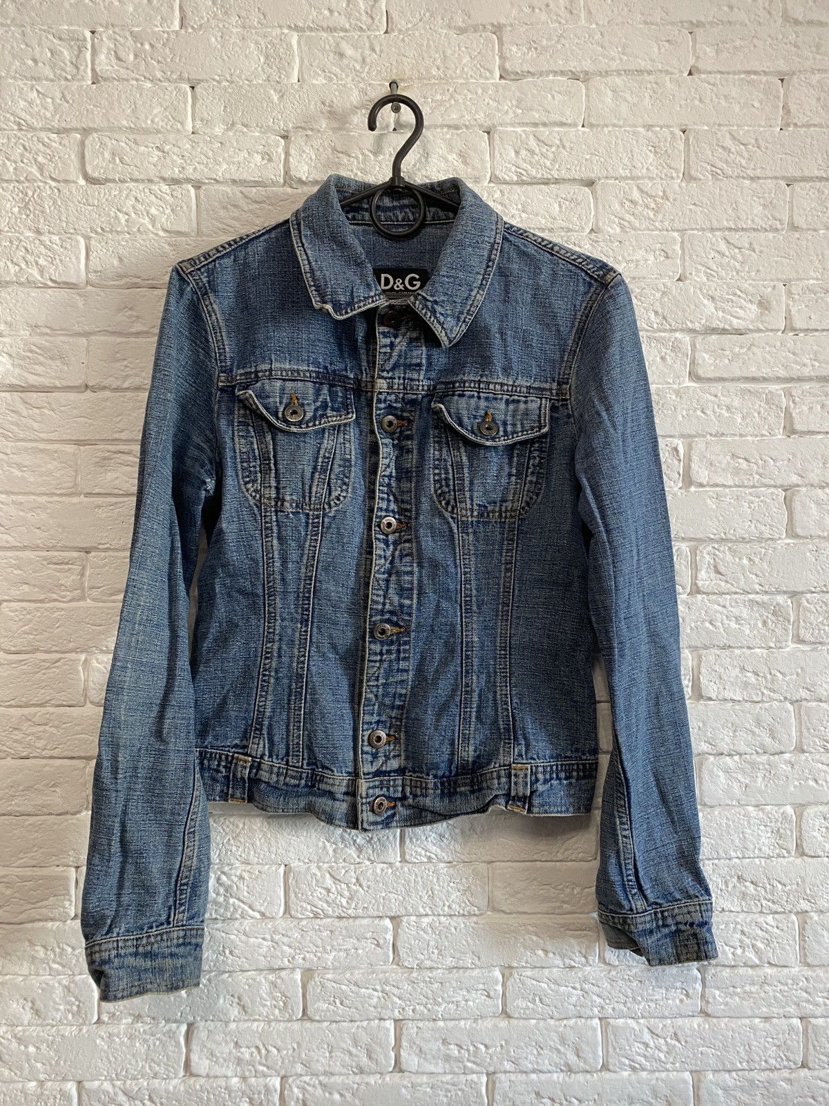 Dolce & Gabbana × Vintage Vintage Dolce Gabbana Women Denim Jacket Italy Size S / US 4 / IT 40 - 1 Thumbnail