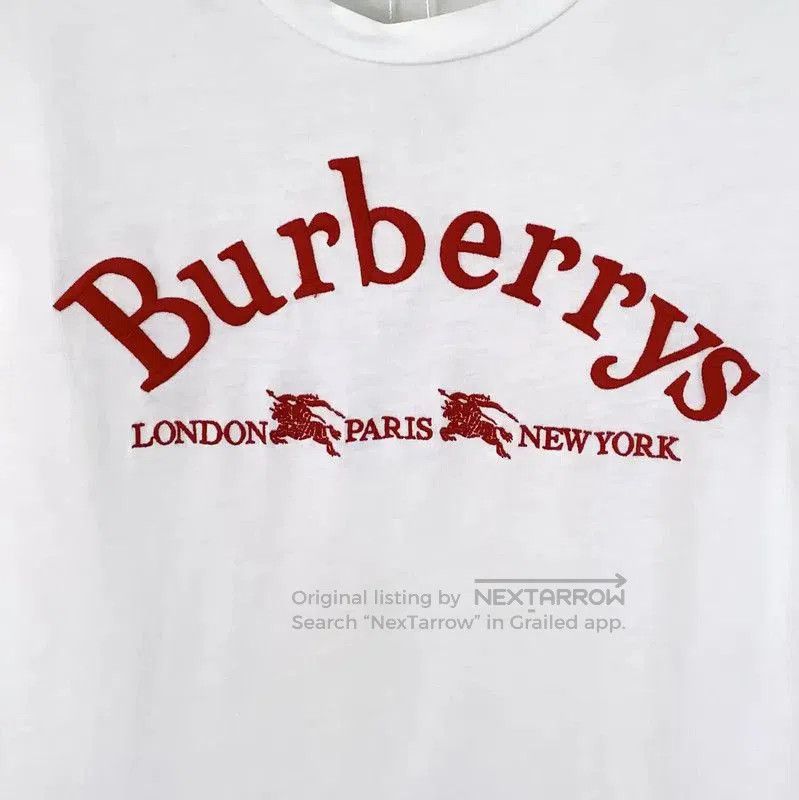Burberry Burberry Women's White Cotton T-Shirt. Size S / US 4 / IT 40 - 4 Thumbnail