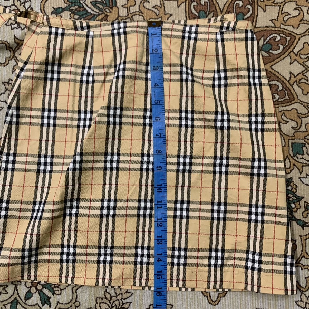 Burberry VINTAGE BURBERRYS SKIRT NOVACHECK Size 38" / US 16 / IT 52 - 10 Thumbnail