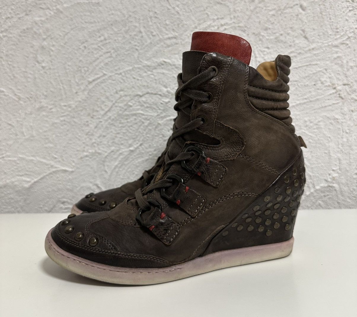 Hysteric Glamour Airstep Women’s Sneakers Size 40 Vintage Y2K 2000s Leather Size US 9 / IT 39 - 2 Thumbnail