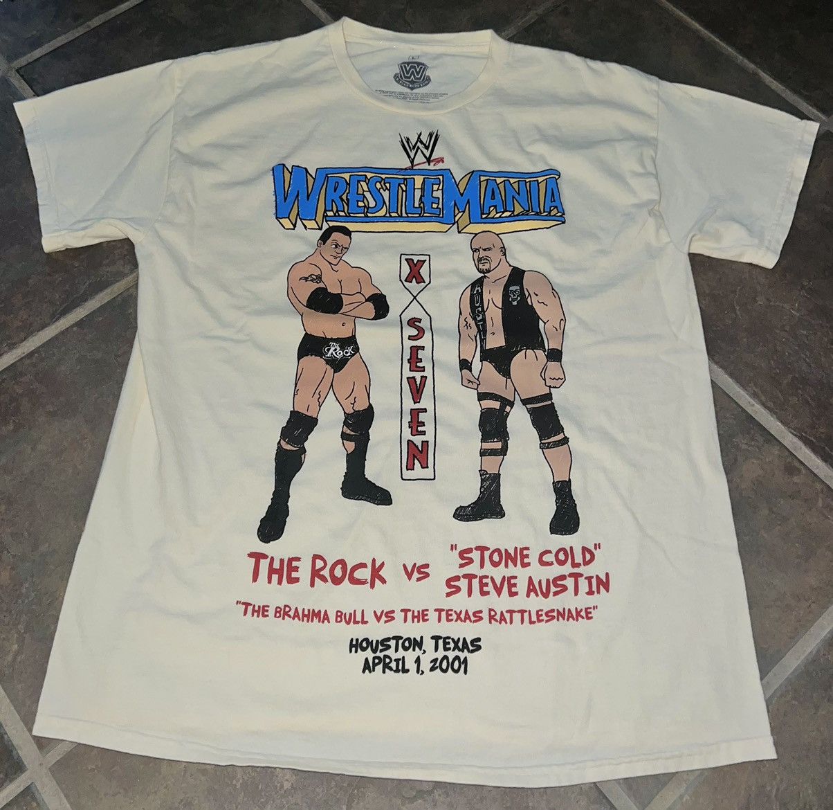 WWE WWE WRESTLEMANIA X SEVEN T-SHIRT Size US L / EU 52-54 / 3 - 5 Thumbnail