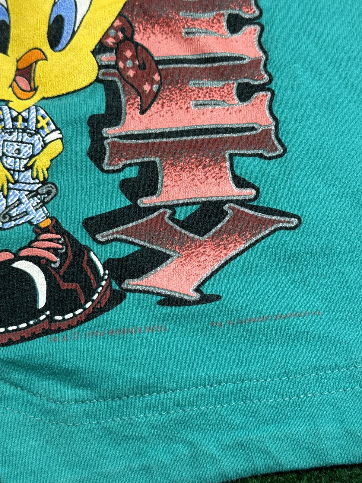 Vintage × Warner Bros Vintage 90s Tweety Bird Womens Hip Hop Crop Top Tank Size M / US 6-8 / IT 42-44 - 3 Thumbnail