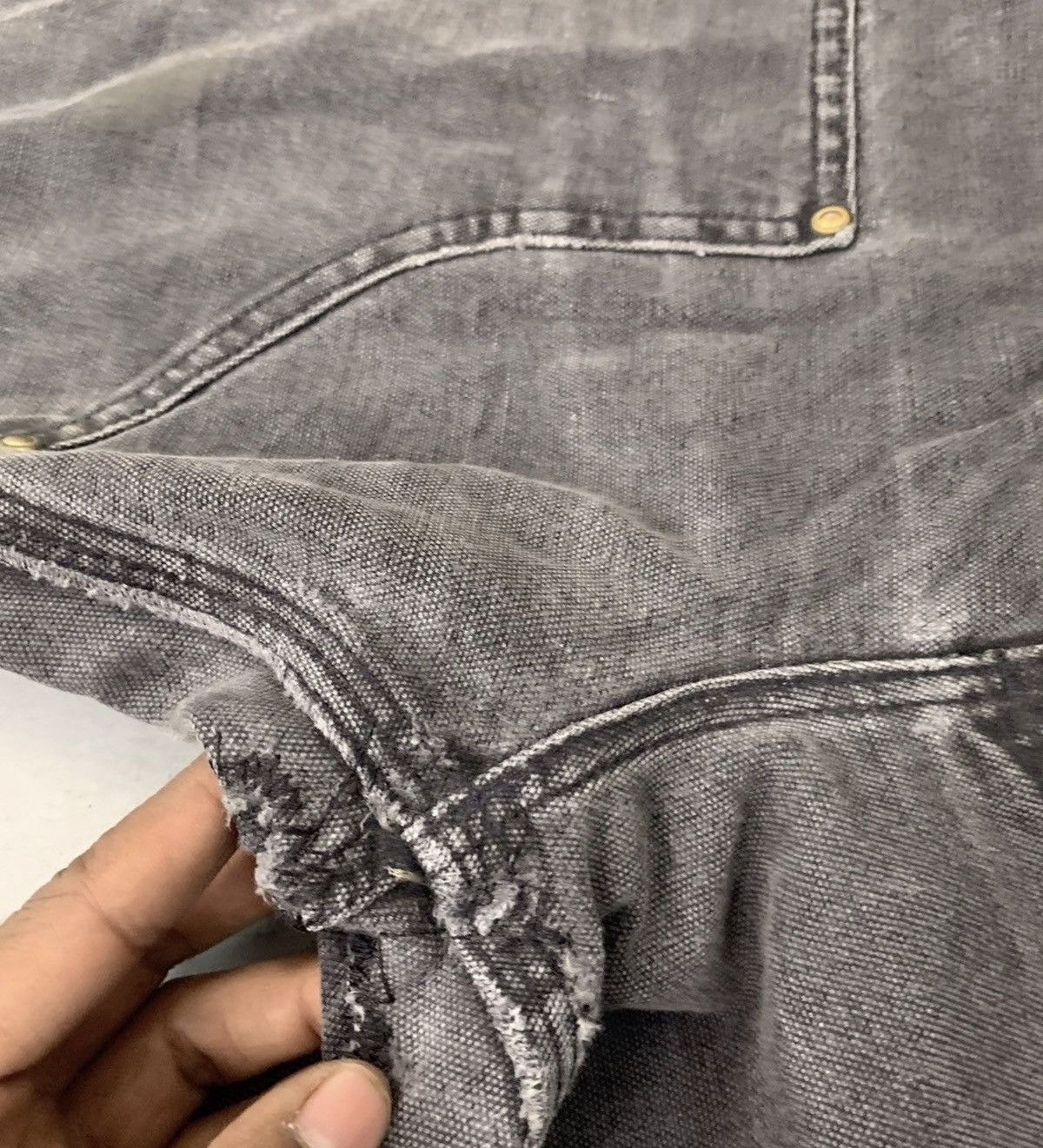 Carhartt Vintage carhartt b01 blk double knee denim Size US 40 / EU 56 - 4 Thumbnail