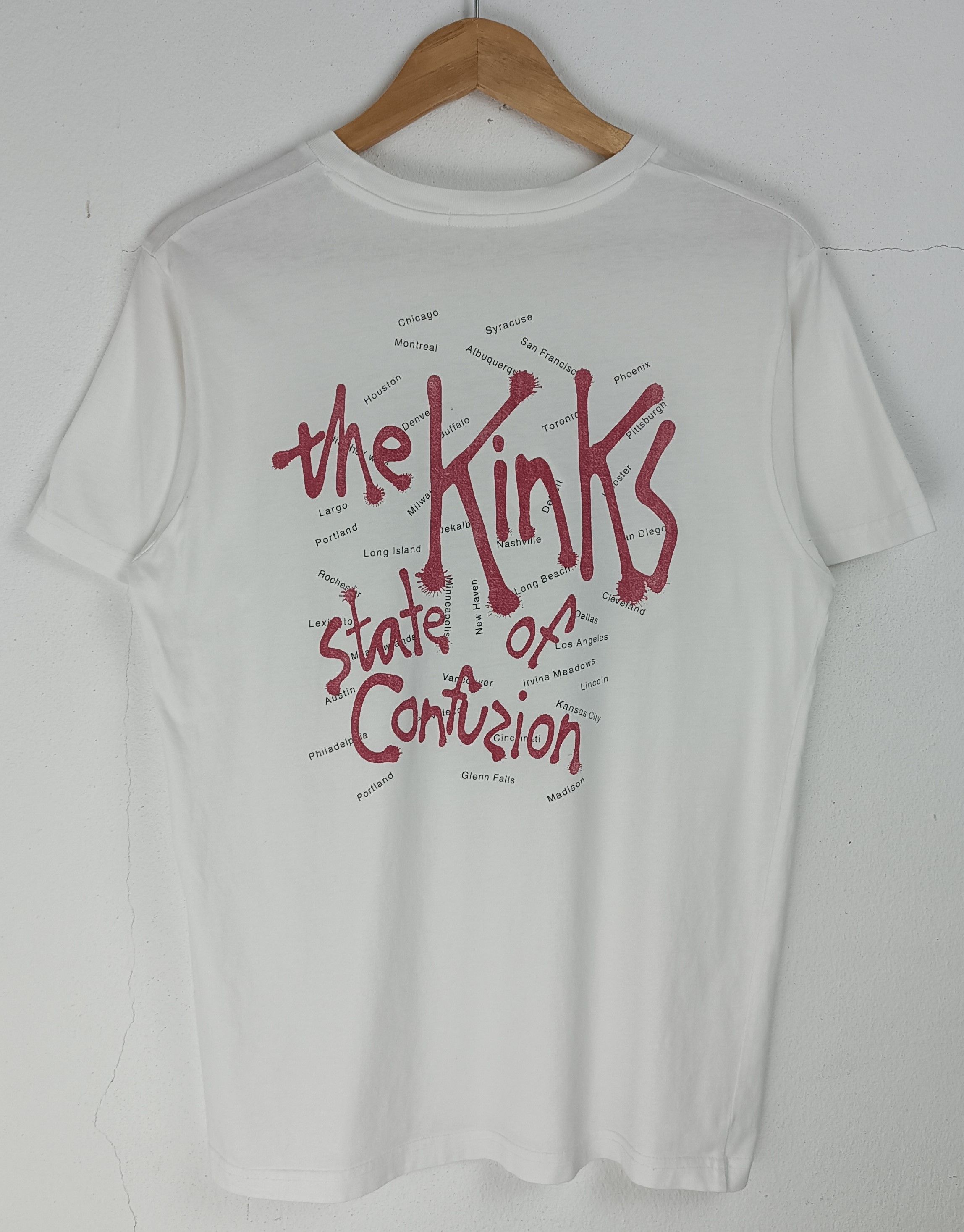 Vintage VINTAGE THE KINKS USA TOUR THE WHO LED BEATLES DOORS Size US M / EU 48-50 / 2 - 4 Thumbnail