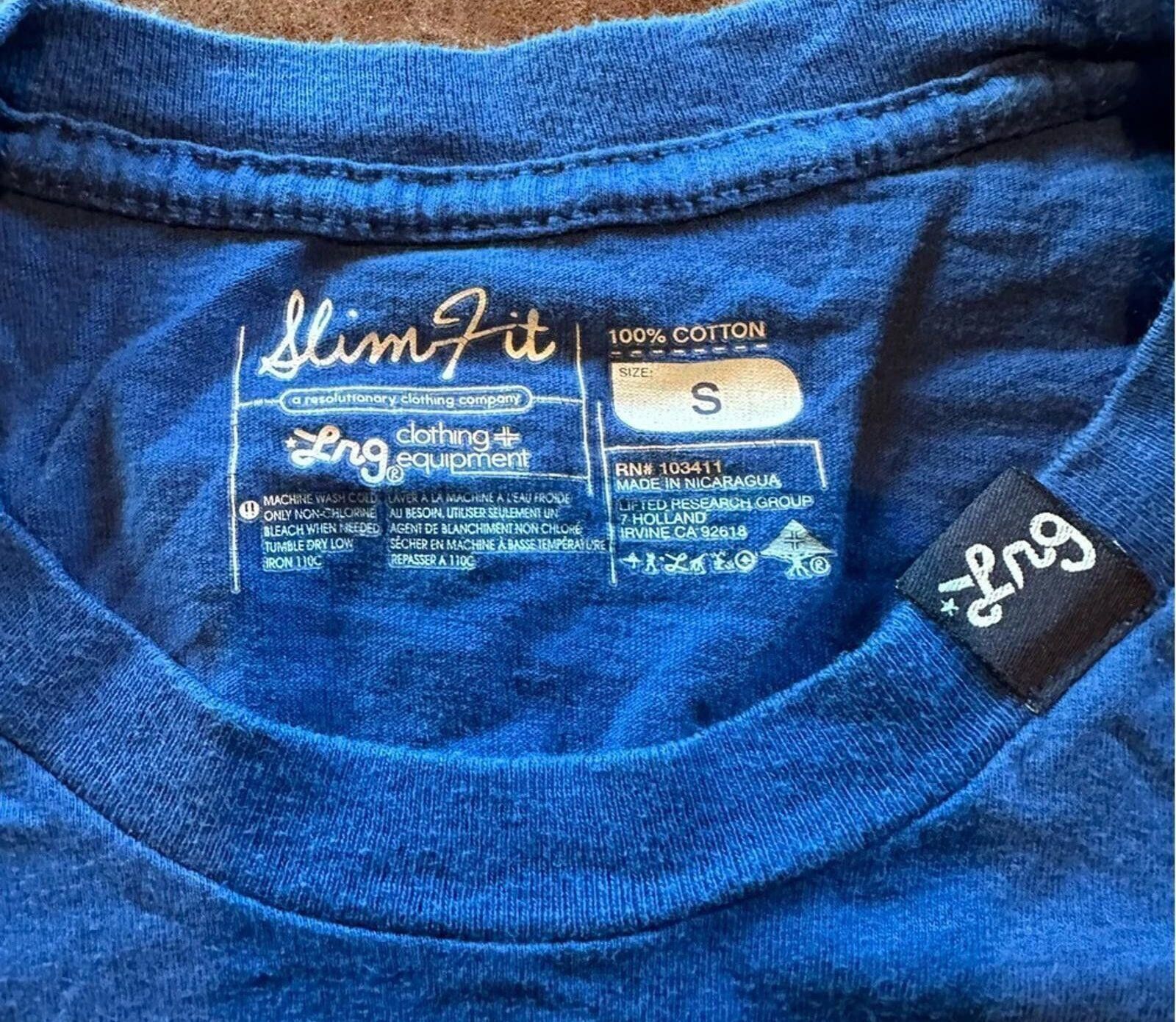 LRG LRG Graphic T-Shirt Blue Slim Small Size US S / EU 44-46 / 1 - 4 Thumbnail