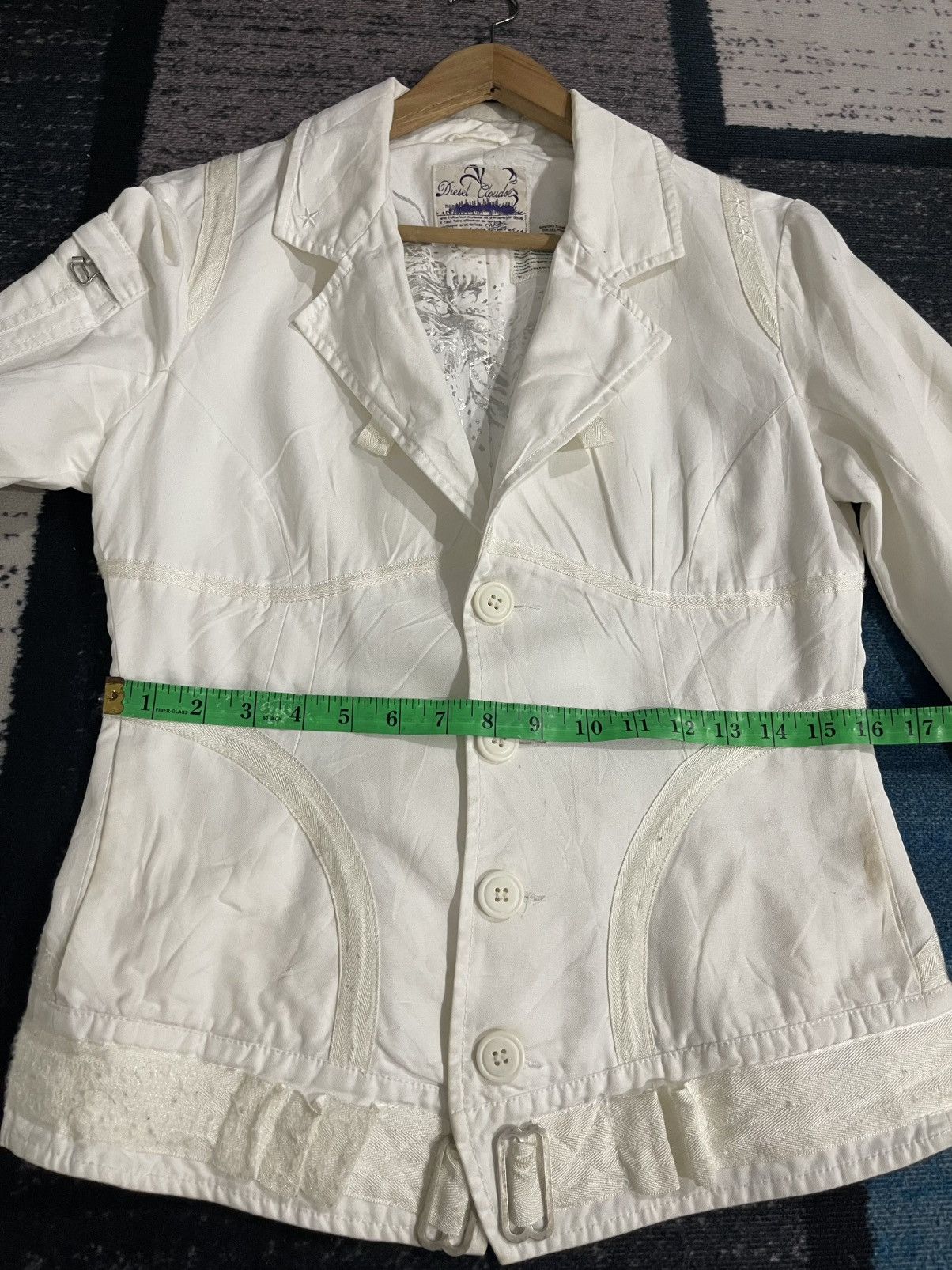 Diesel Diesel Parachute White Jacket Size M / US 6-8 / IT 42-44 - 20 Thumbnail