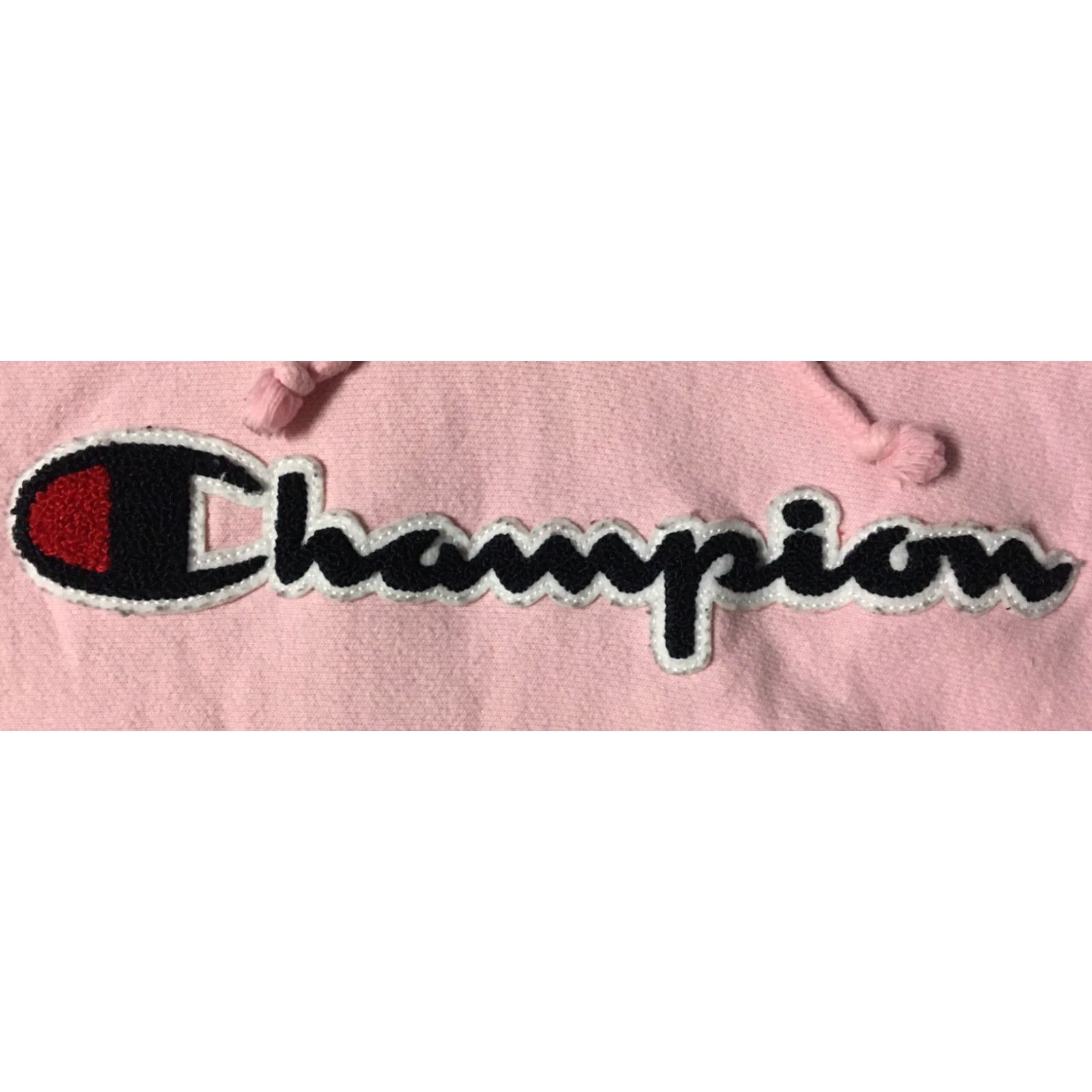 Champion VINTAGE Champion Reverse Weave Hoodie Women M Pink Striped Reversible 90s Hip Hop Grunge Outdoors Sports Running Track & Field Size M / US 6-8 / IT 42-44 - 2 Thumbnail