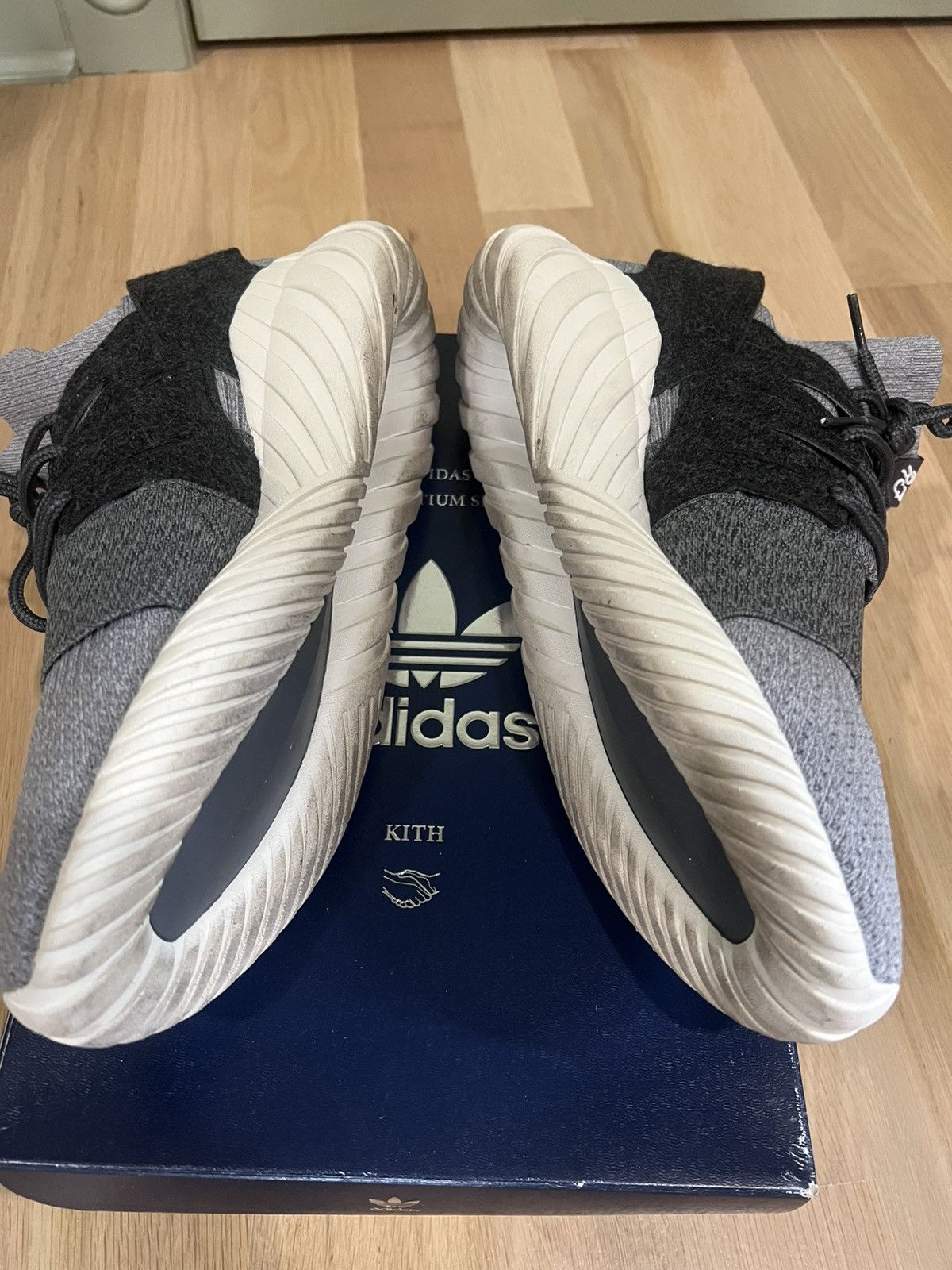 Adidas Adidas x Kith X Tubular Doom Sz 12 Size US 12 / EU 45 - 4 Thumbnail