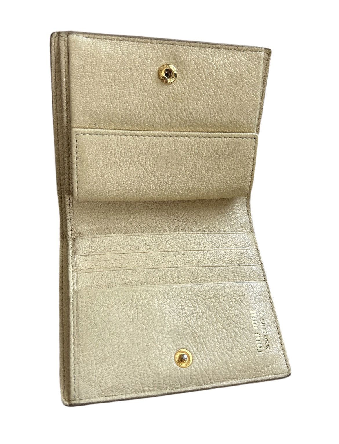 Miu Miu Miu Miu Lemon Bowtie Bifold Wallet Size ONE SIZE - 3 Thumbnail