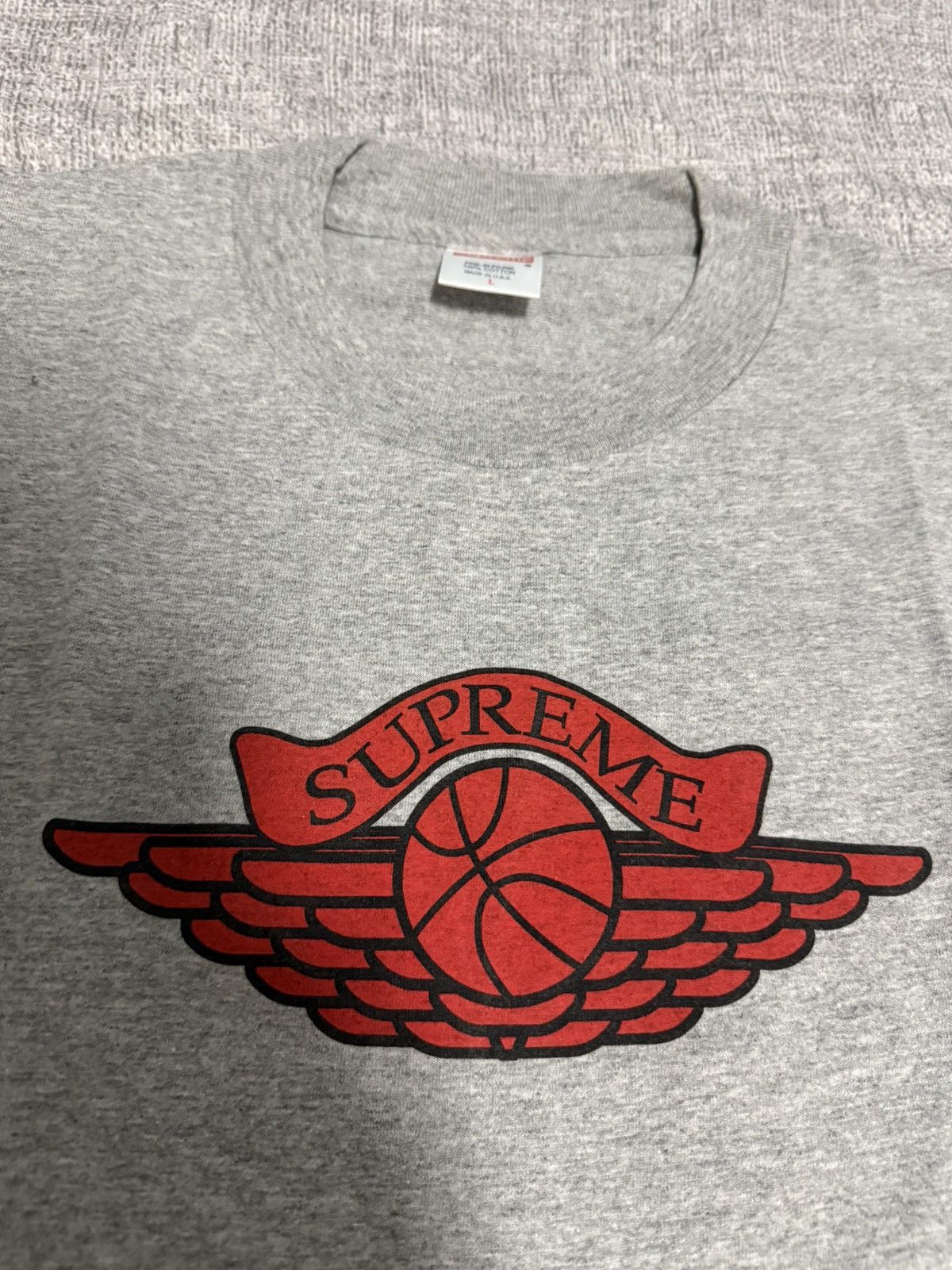Supreme Supreme Jordan wing logo 90s vintage tee T-shirt Size US L / EU 52-54 / 3 - 3 Thumbnail