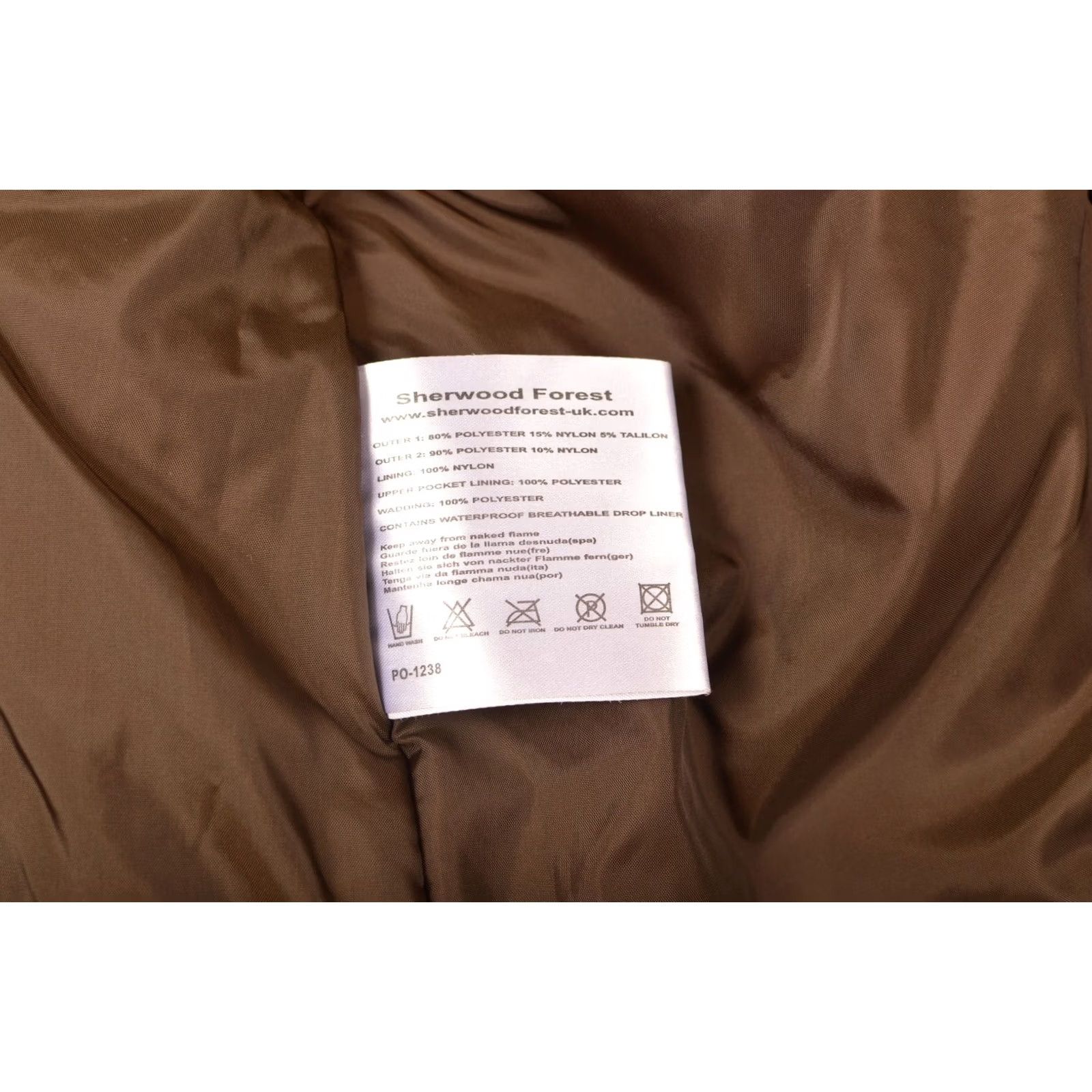 Vintage Sherwood Forest Ladies Hampton Jacket SF-LW-1937 Waterproof Breathable Size 8 Brown Jacket Womens 8 SF-LW-1937 Size M / US 6-8 / IT 42-44 - 6 Thumbnail