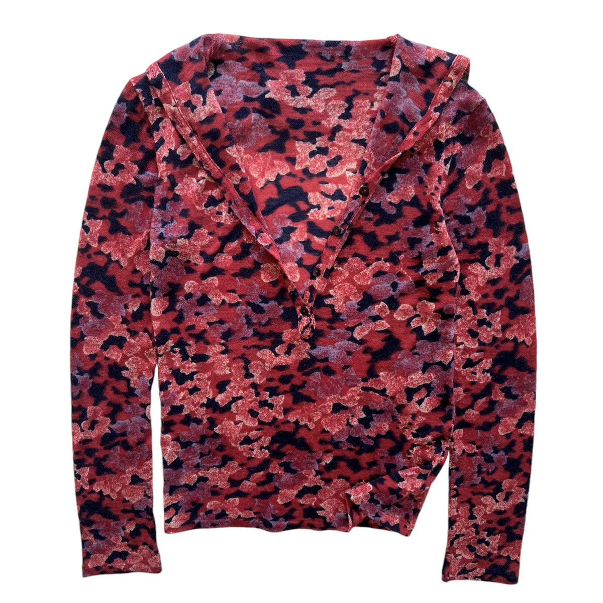 Y's × Yohji Yamamoto I Wish Y’s Bis Floral Pullover Shirt Size S / US 4 / IT 40 - 8 Thumbnail