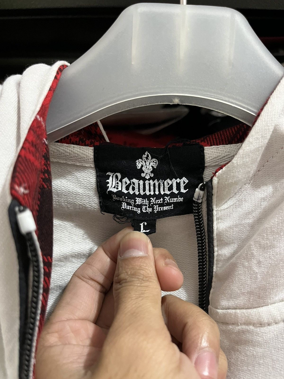 Beauty Beast 🖤BLACKDAY🖤Beaumere poem ninja zip hoodie ifsixwasnine styled Size US M / EU 48-50 / 2 - 5 Thumbnail