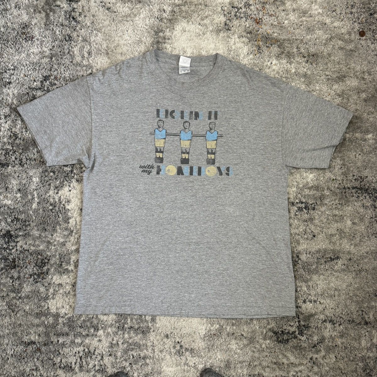 Vintage Vintage y2k kicking it with my boys t shirt Size US XL / EU 56 / 4 - 1 Thumbnail
