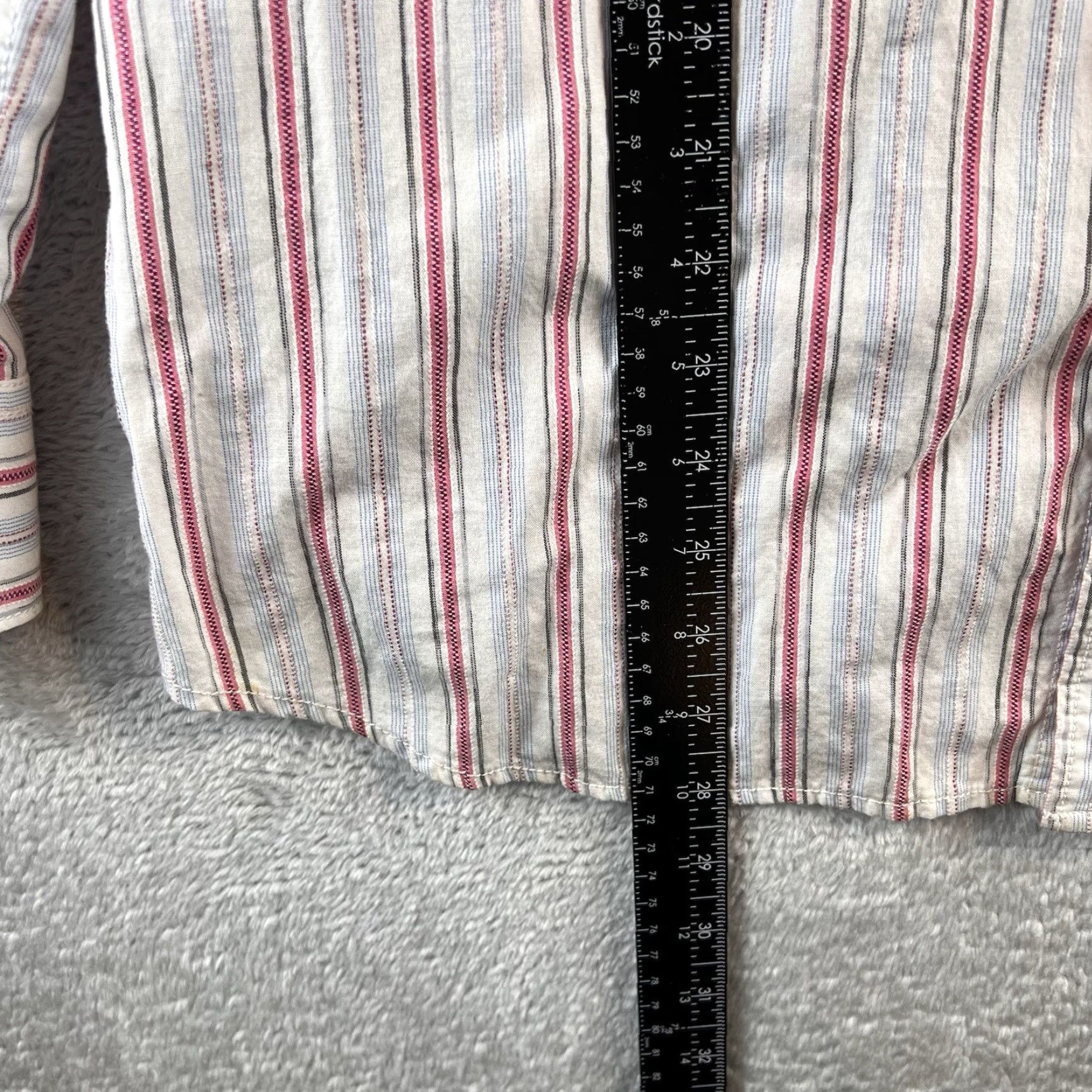 Tommy Bahama Tommy Bahama Striped Button-Up Long Sleeve Shirt Mens L Red White Blue Preppy Size US L / EU 52-54 / 3 - 4 Thumbnail