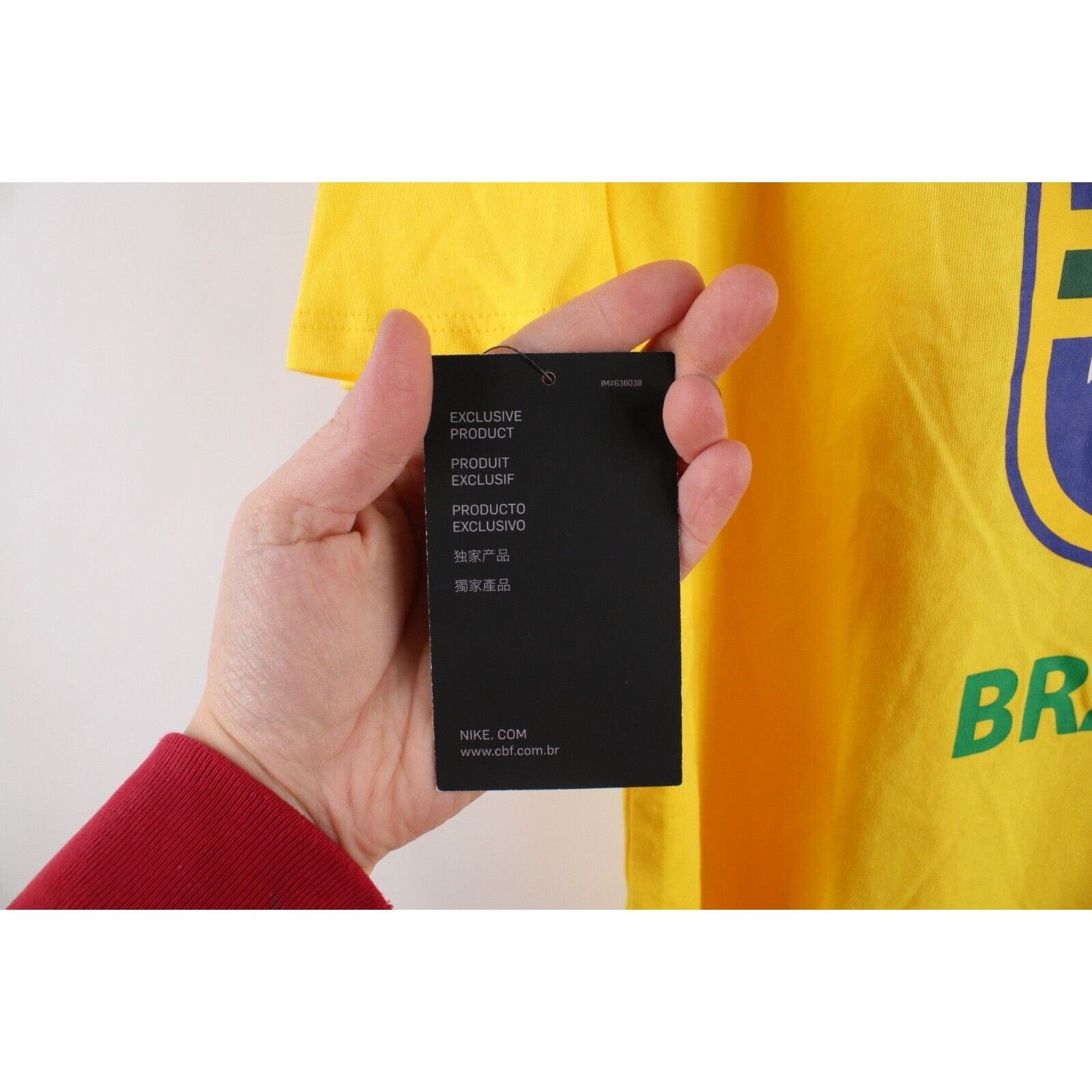 Nike New Nike Spell Out CBF Brasil Soccer National Team T-Shirt Size US M / EU 48-50 / 2 - 9 Thumbnail